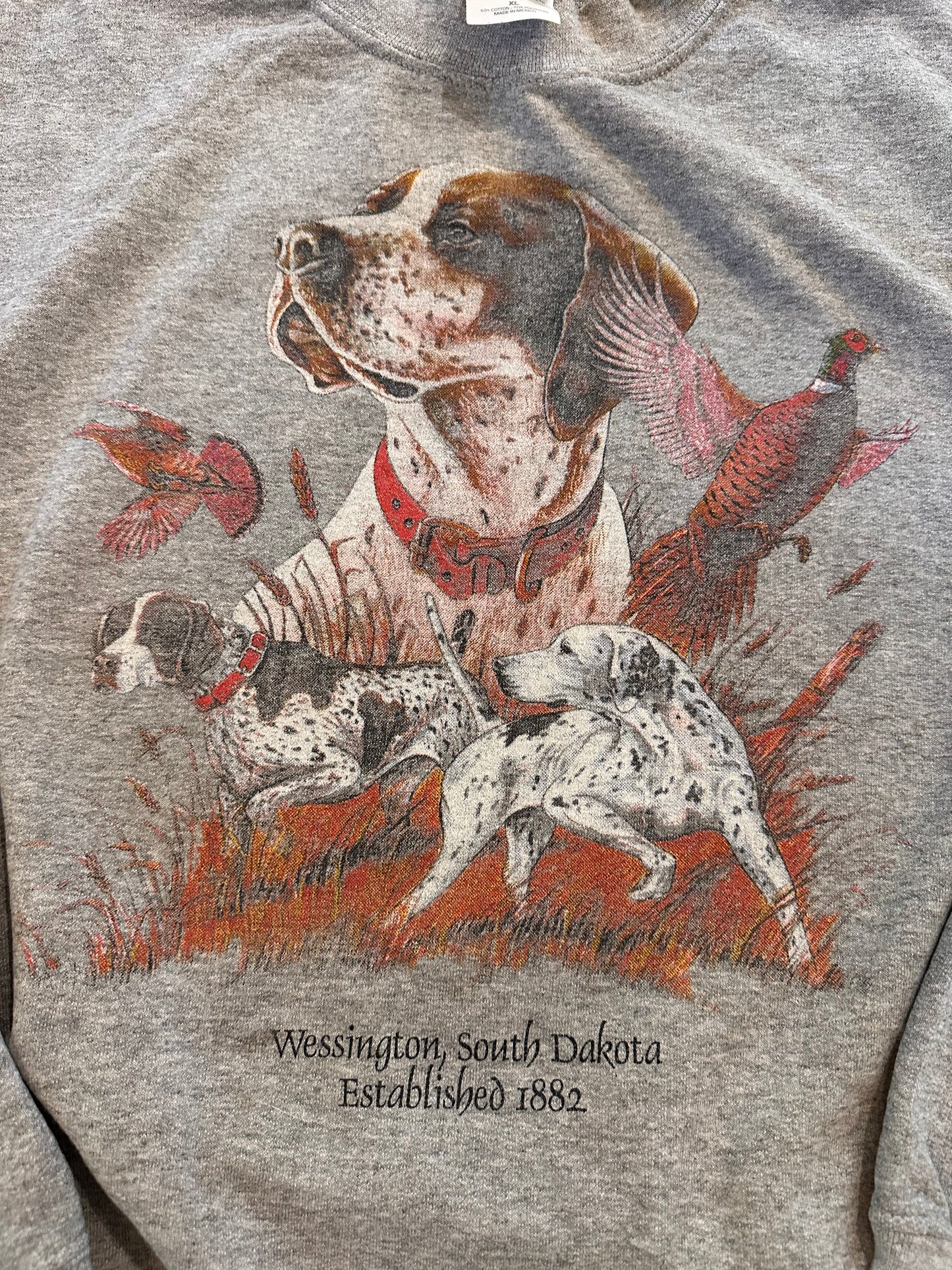 VTG Gildan Crewneck (XL) Bird Dogs Graphic