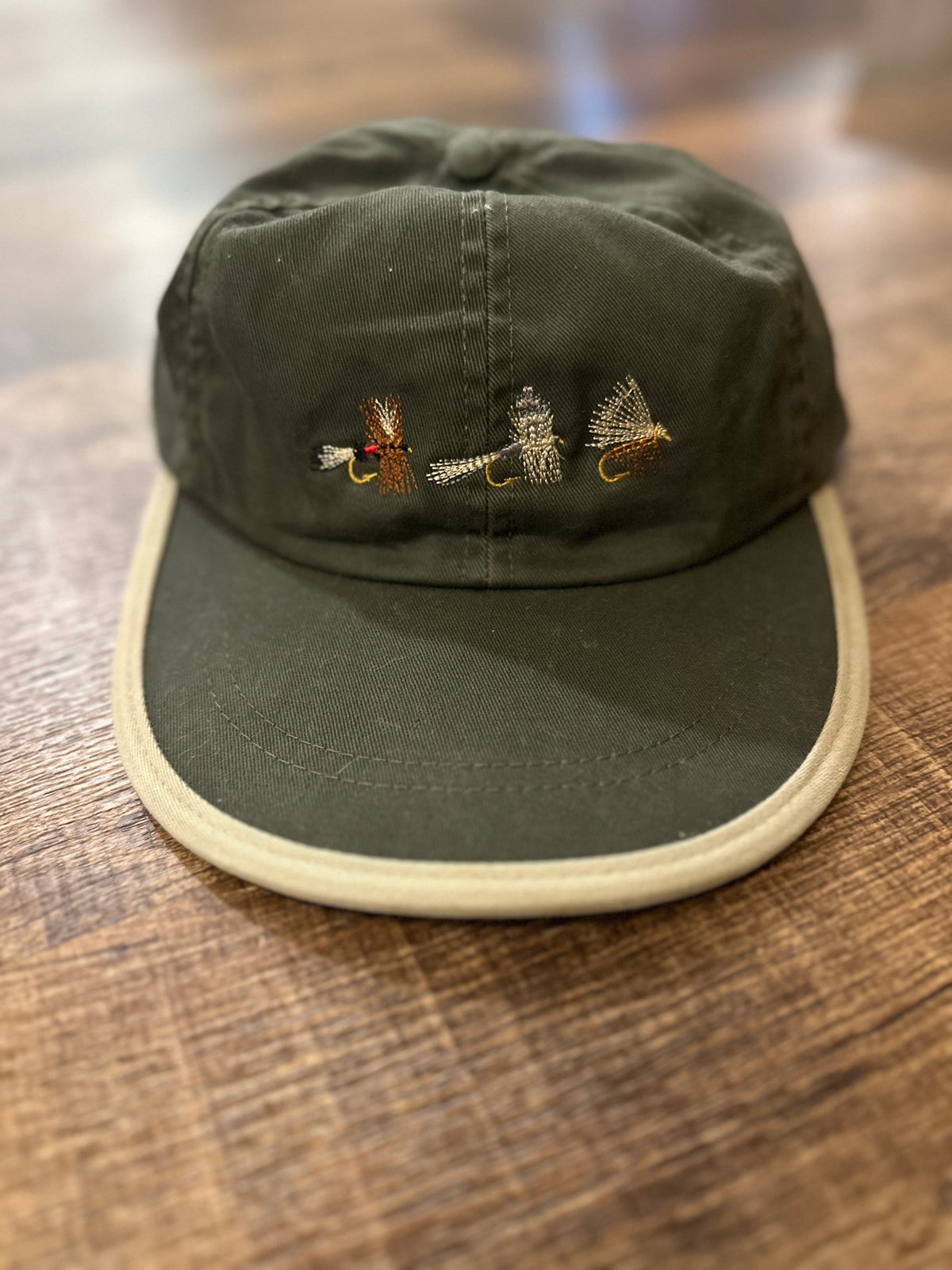 Vintage Orvis Cap Embroidered Flies