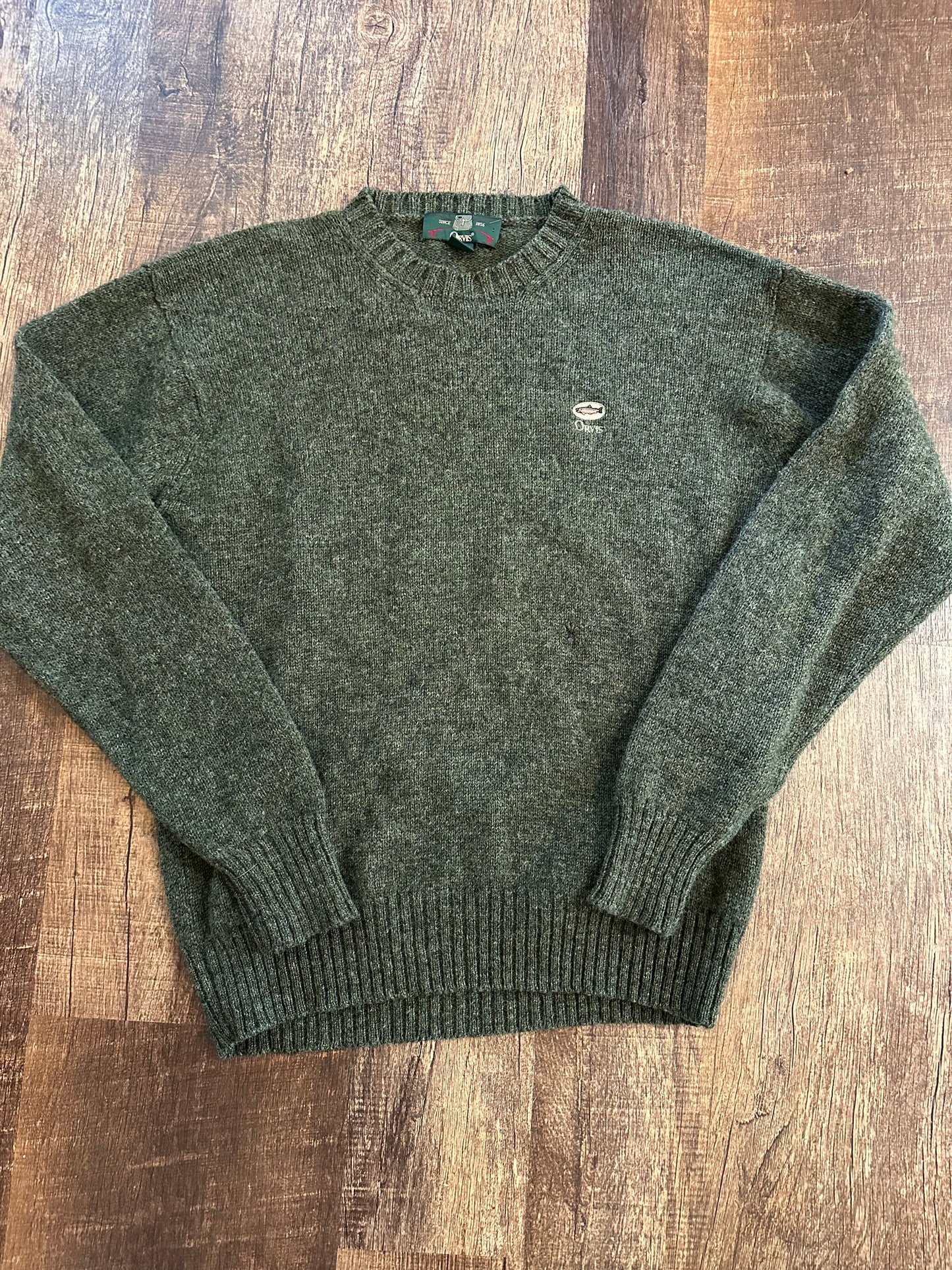 Vintage Orvis Sweater (L) 100% Shetland Wool