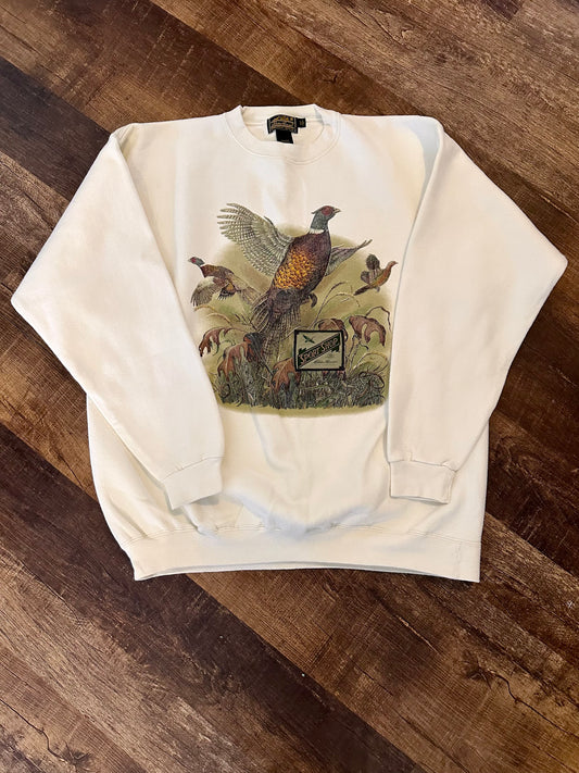 Vintage Eddie Bauer Sport Shop Crewneck (XL) Pheasants