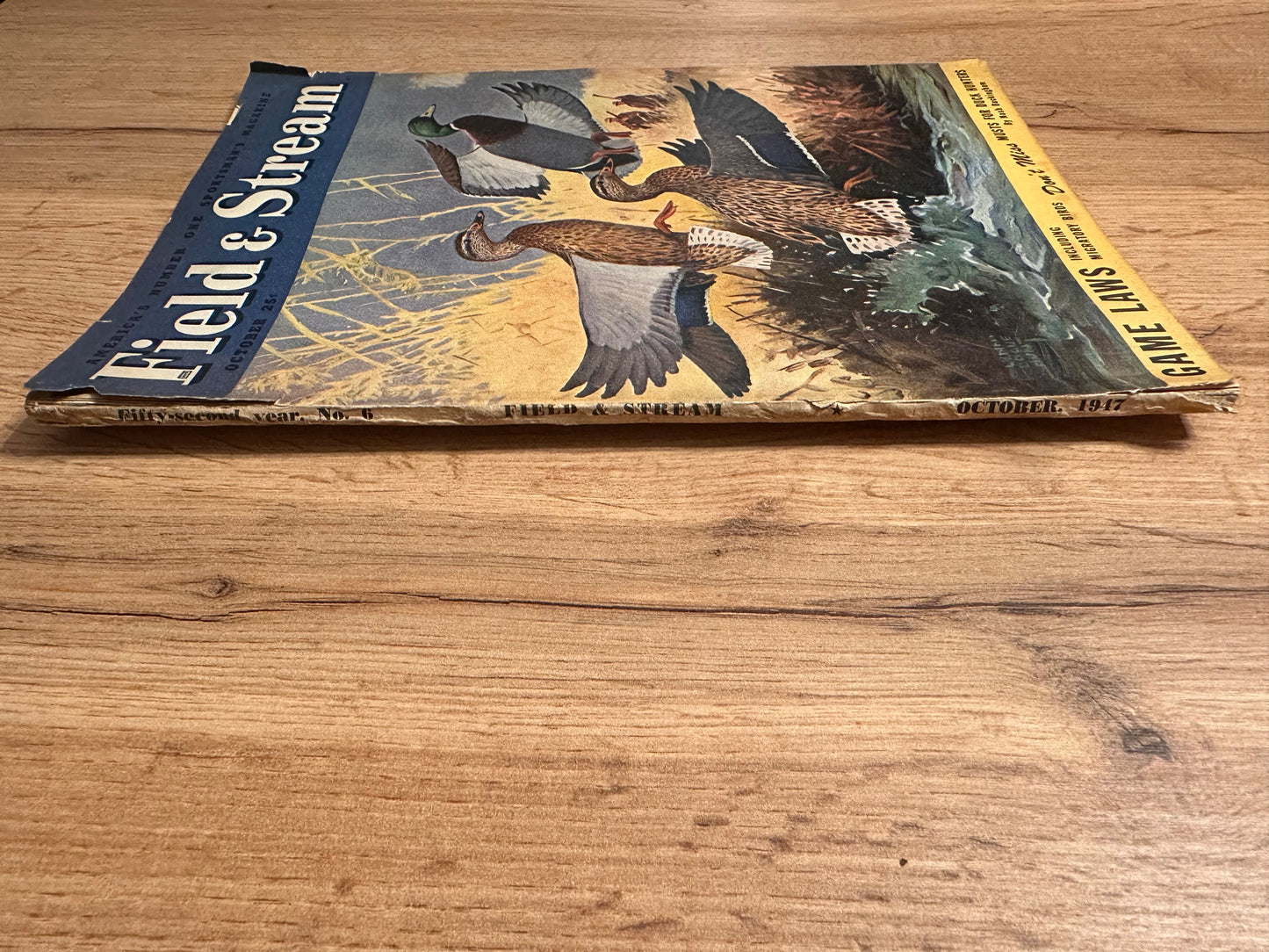 Vintage Field and Stream Issue October 1947