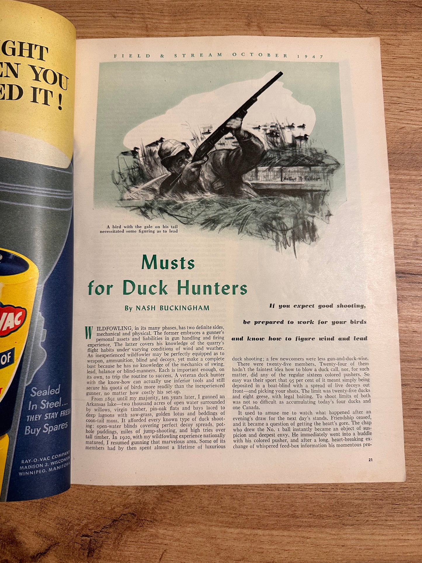 Vintage Field and Stream Issue October 1947