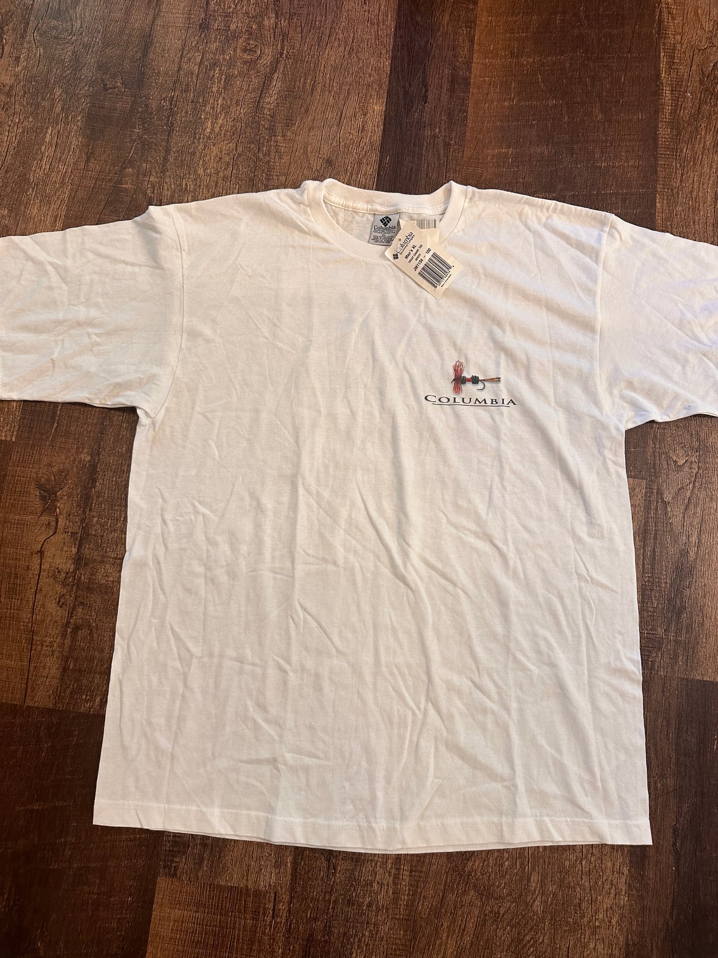 Vintage Columbia T NWT (XL) Trout Species - White