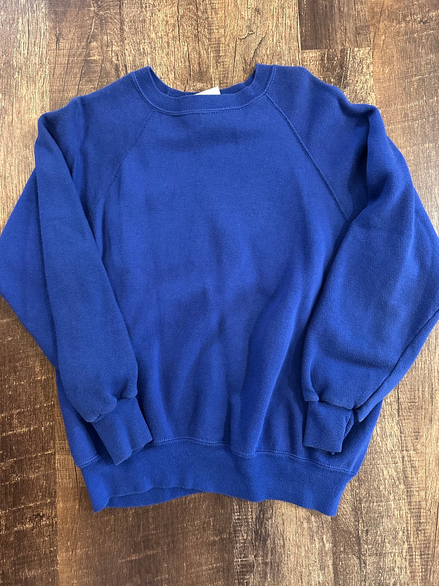 Vintage Bassett Walker Crewneck (L) Bass on Back - Blue