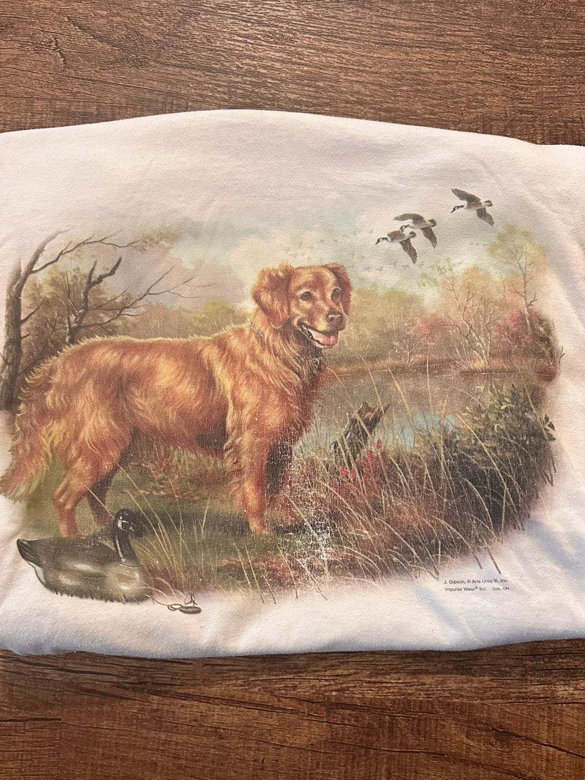 Vintage Hanes Tshirt (XL) Golden Graphic