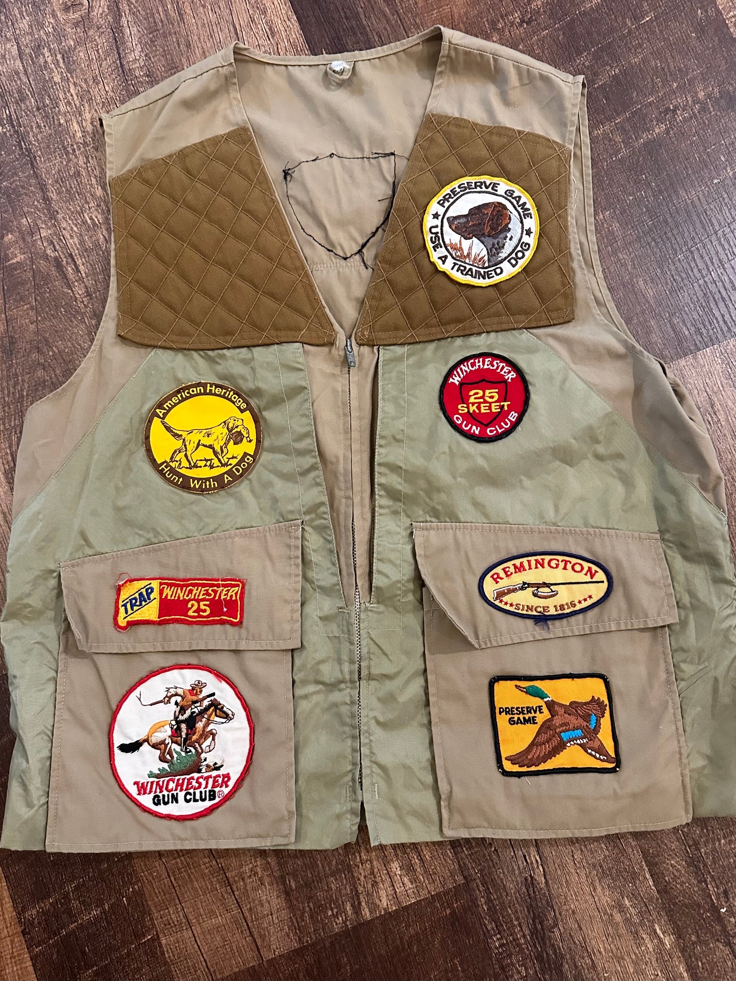 Vintage Browning Hunting Patch Vest (L?)