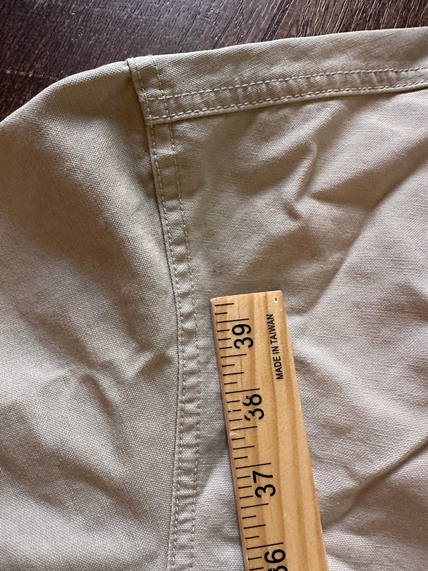 Vintage L.L. Bean Chore Coat (M) Trout Deer Duck Lining Fish Hunt Camp - Cream/Gray