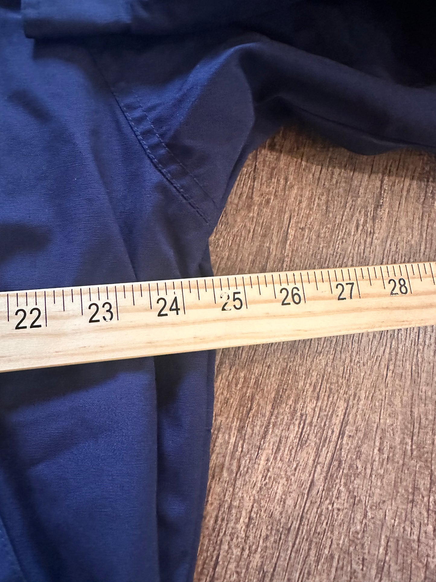 Vintage Eddie Bauer Bomber Jacket (XL) Fly Lining - Navy