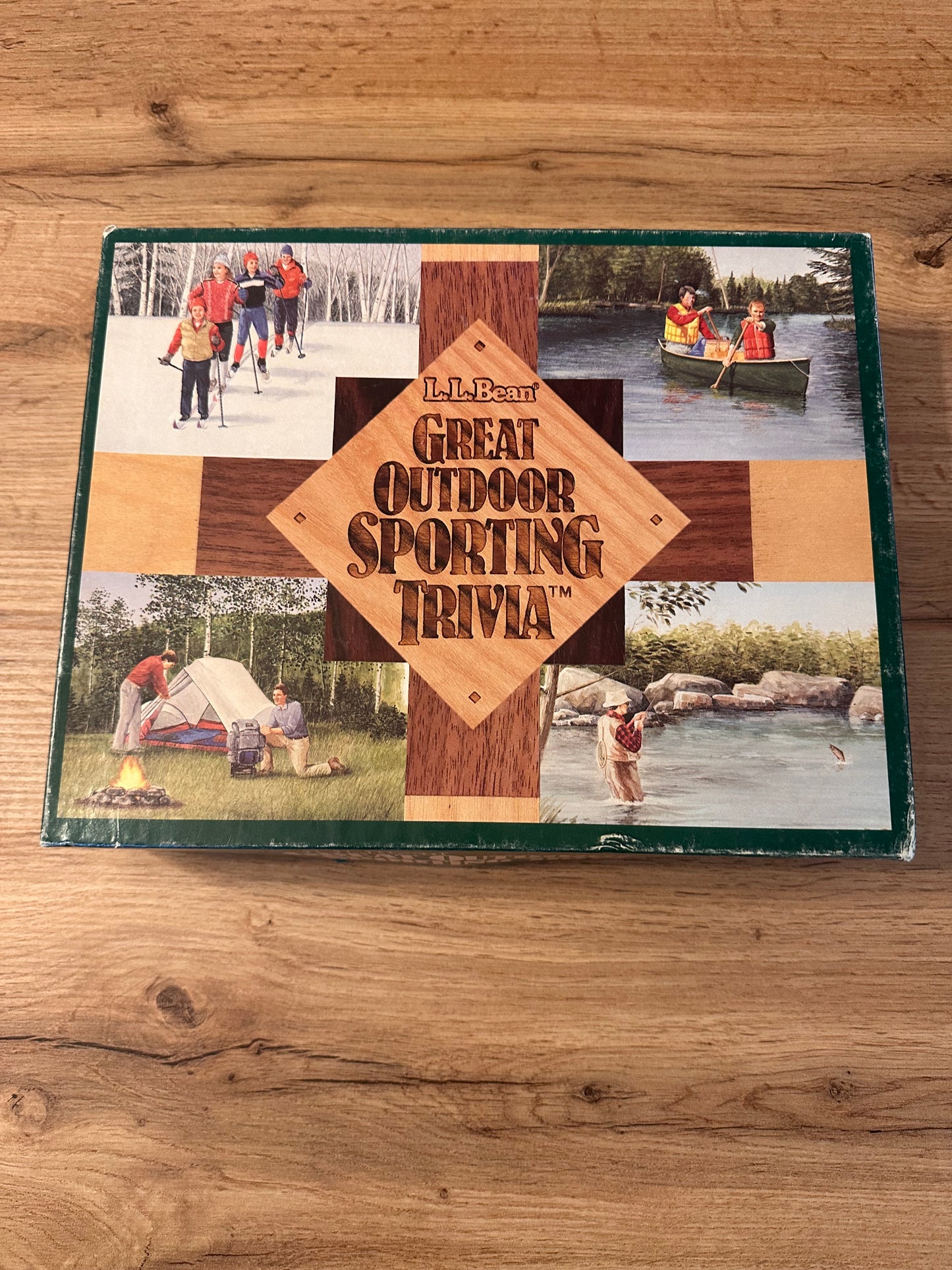 Vintage 1989 L.L. Bean Great Outdoor Sporting Trivia Board Game