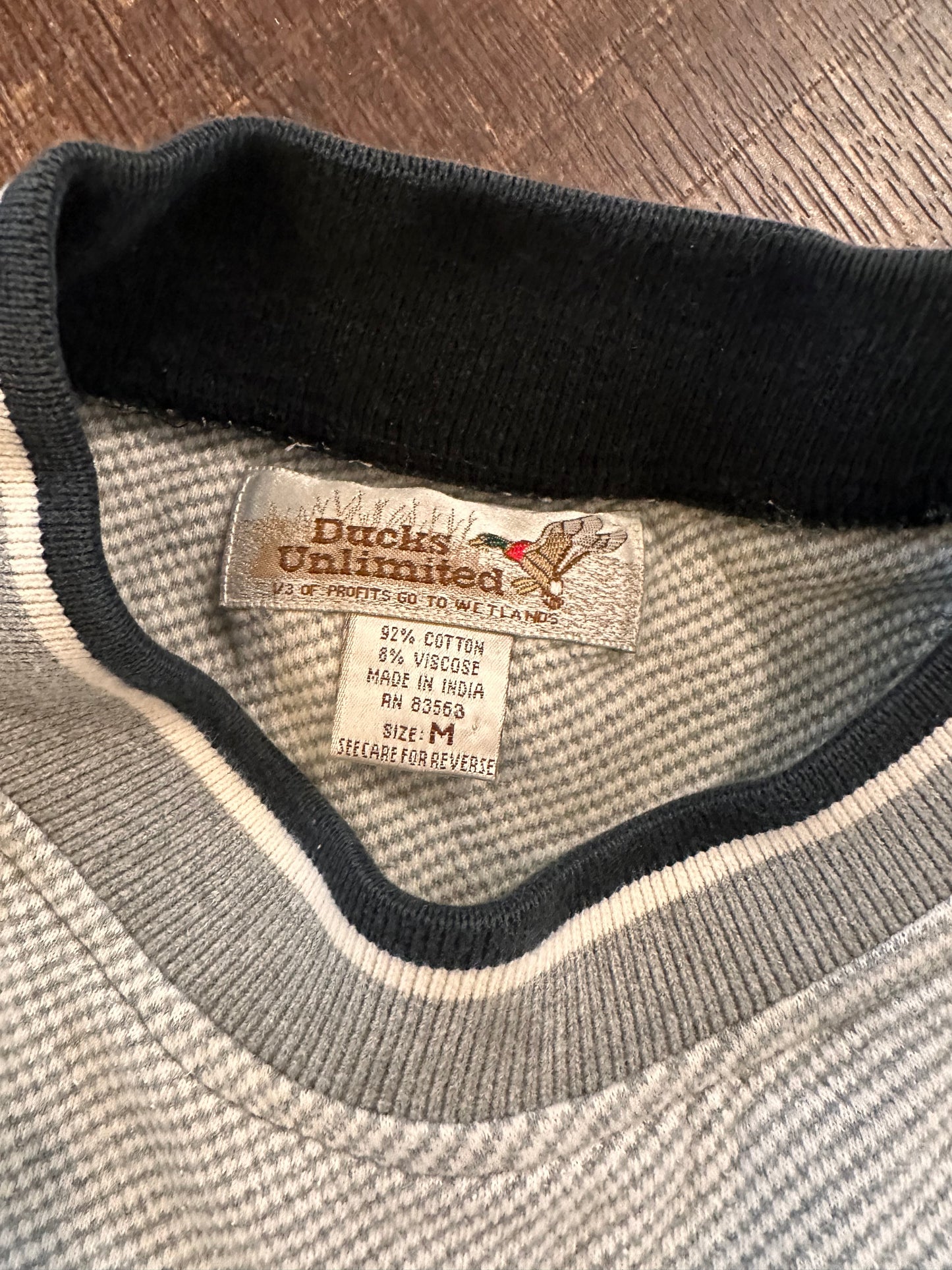 Vintage Ducks Unlimited Crewneck (M) Embroidered Buck