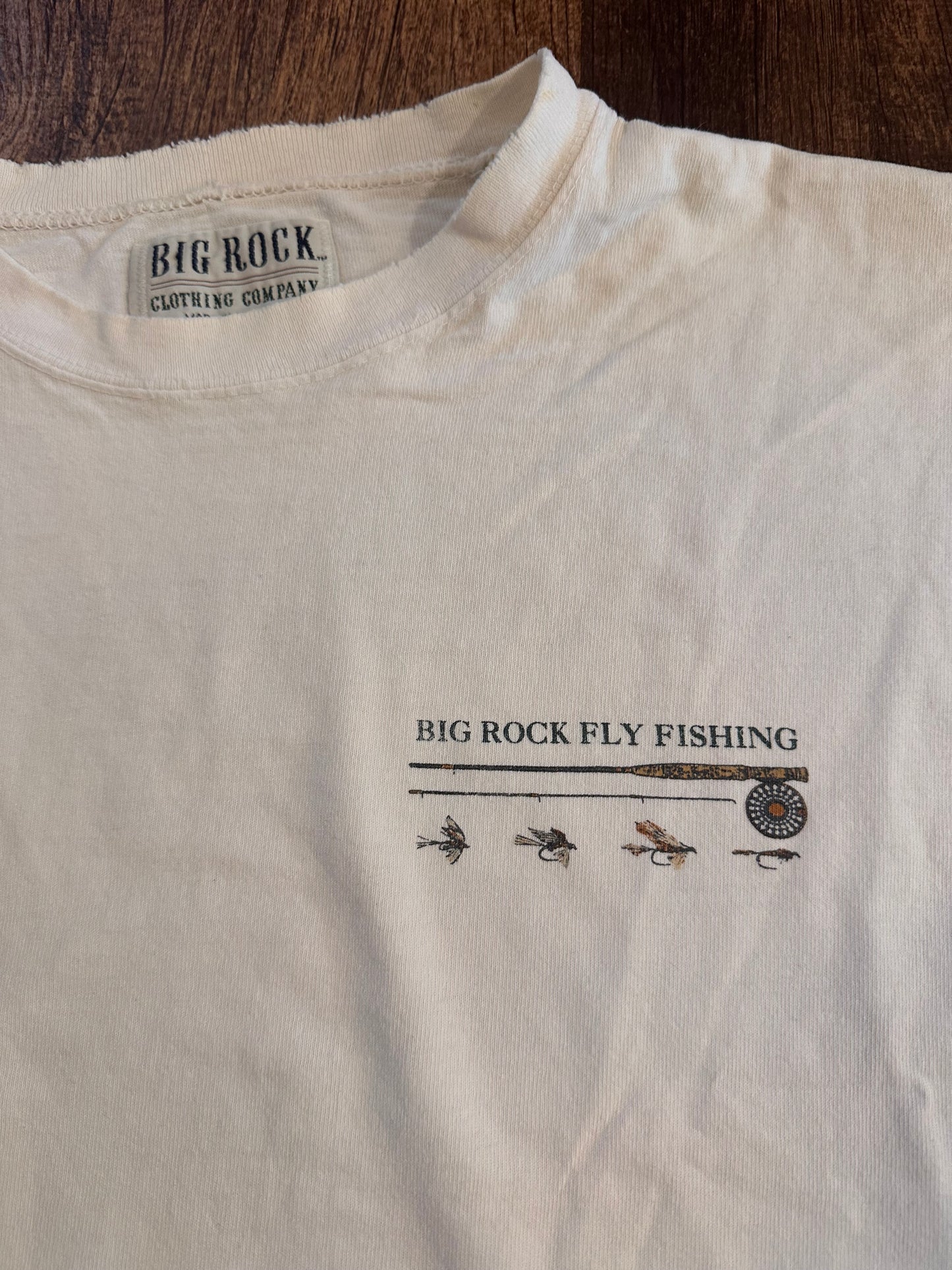 Vintage Big Rock Light Distress T-Shirt (XL) Trouts