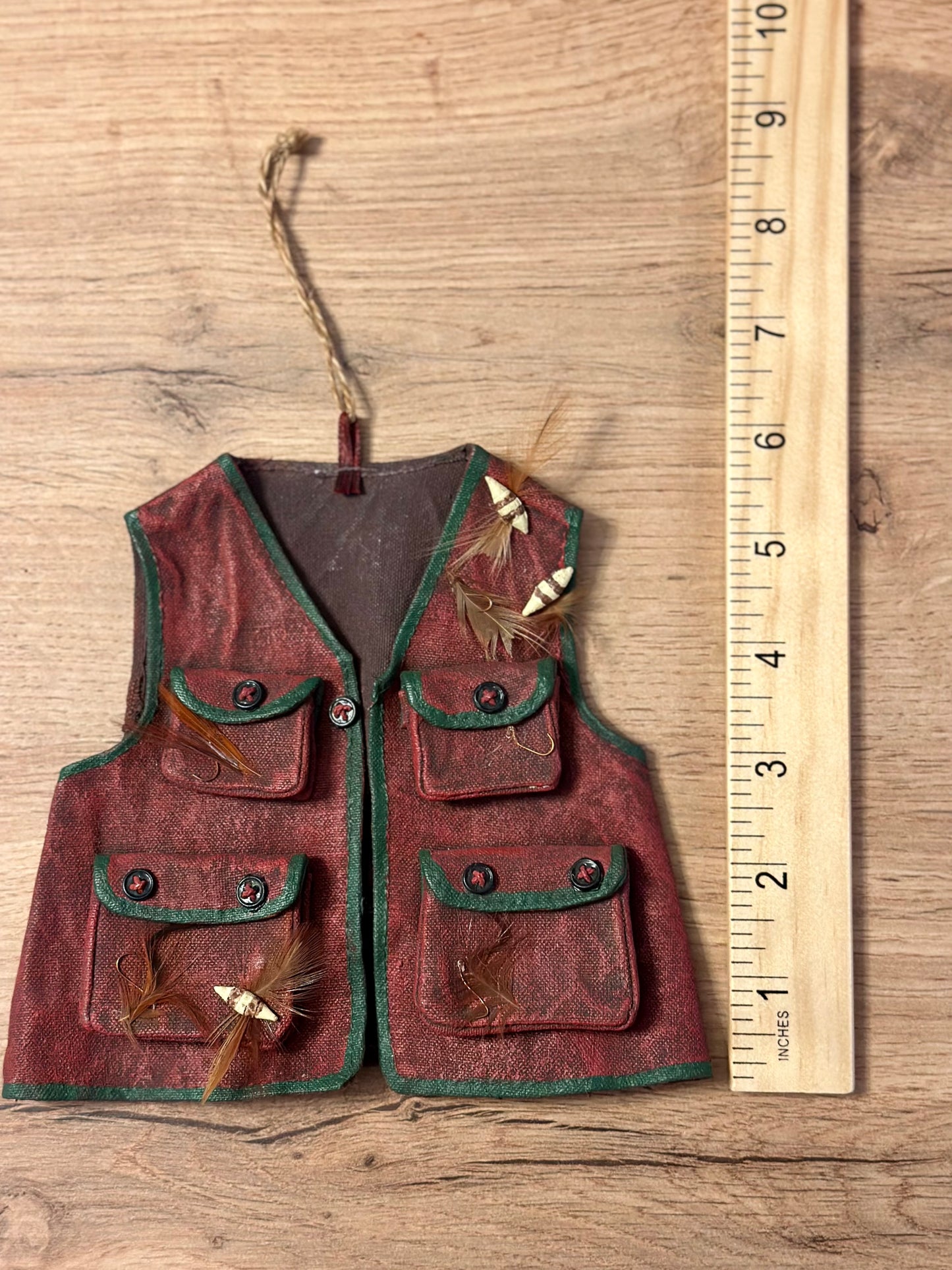 Vintage Fly Vest Ornament