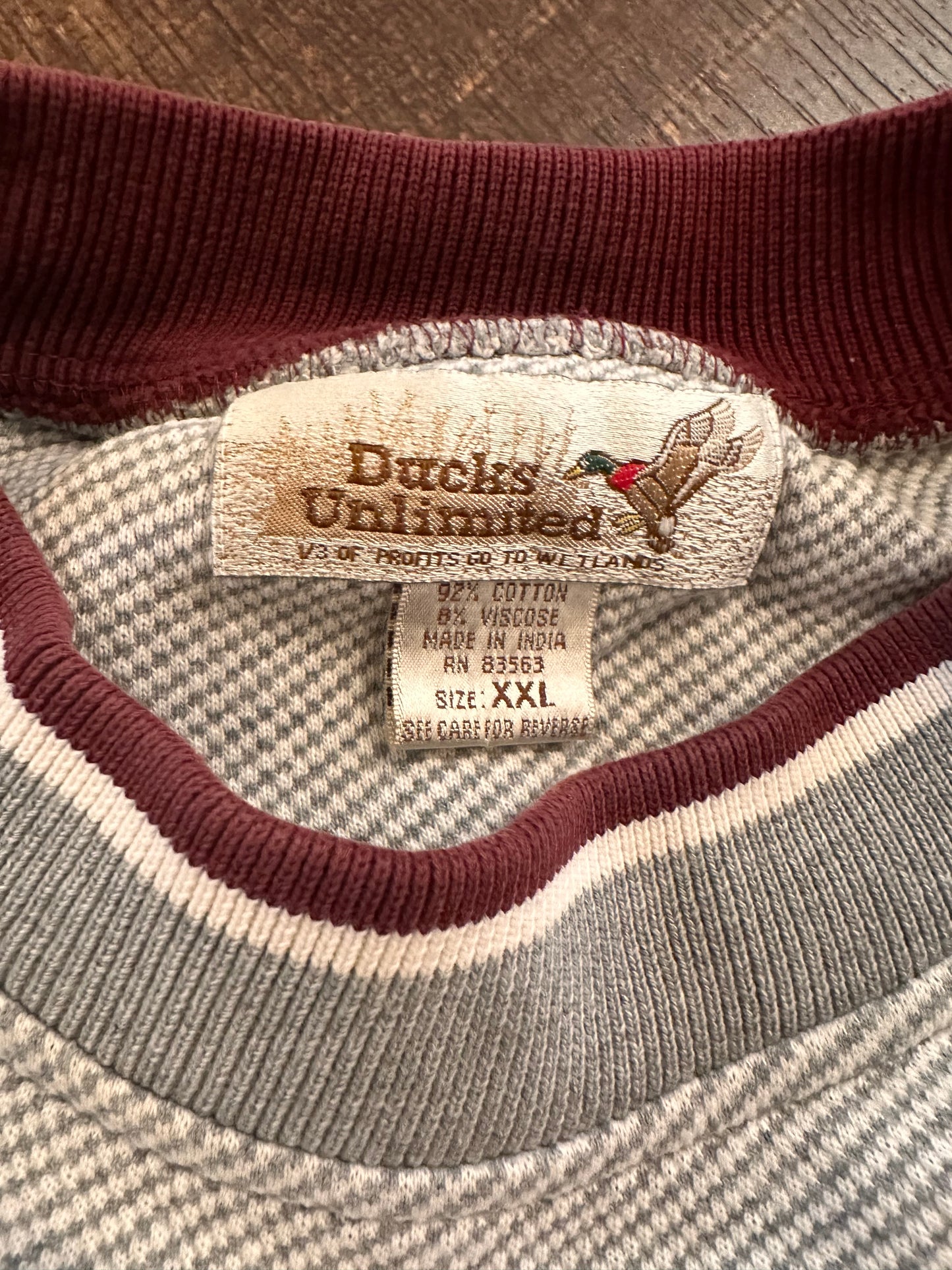 Vintage Ducks Unlimited Crew (XXL) Embroidered Dog