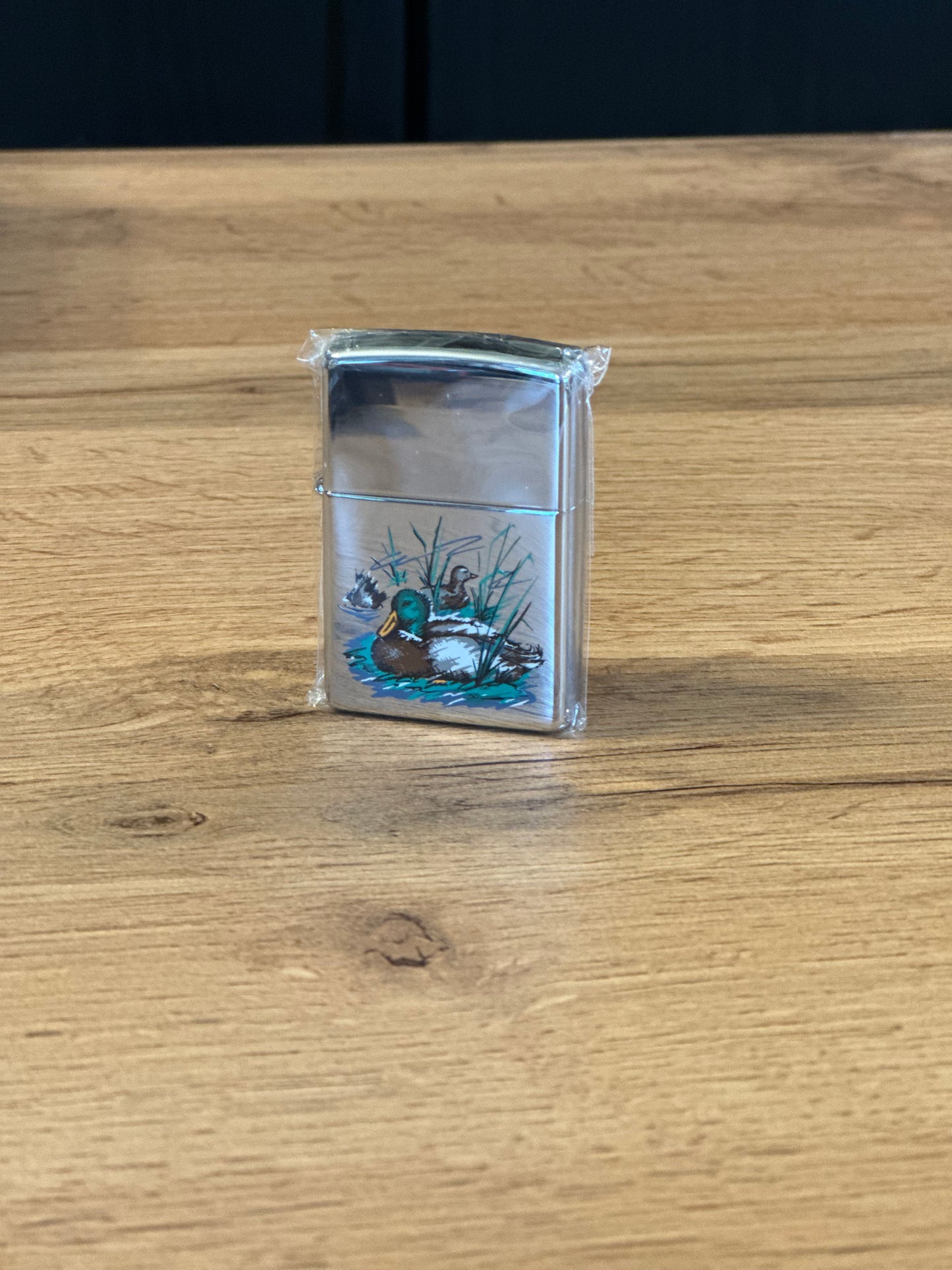 Vintage Zippo Lighter 1996 Mallards NOS Sealed