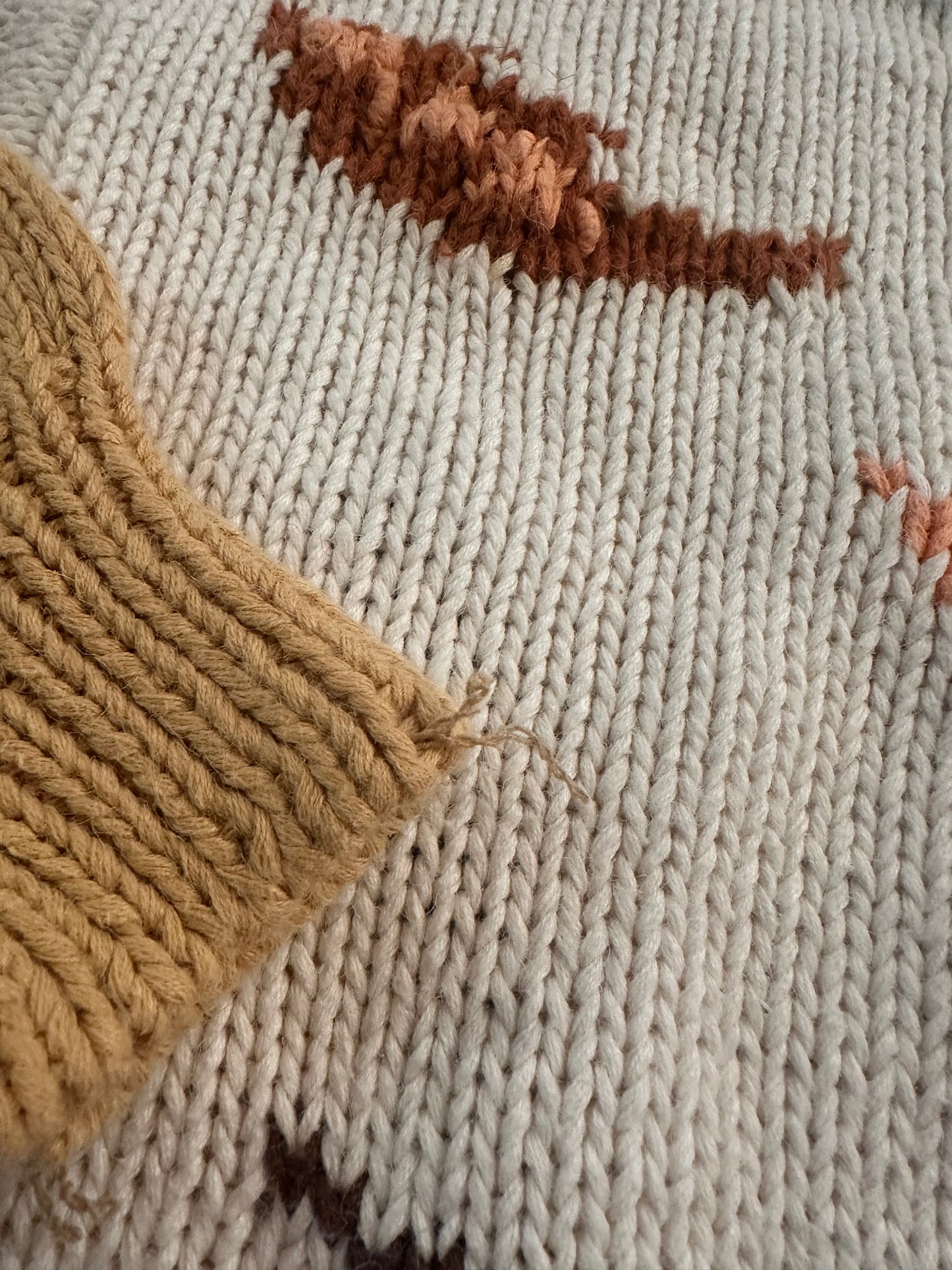 Vintage Orvis Sweater (XL) Autumn Pumpkin Scene