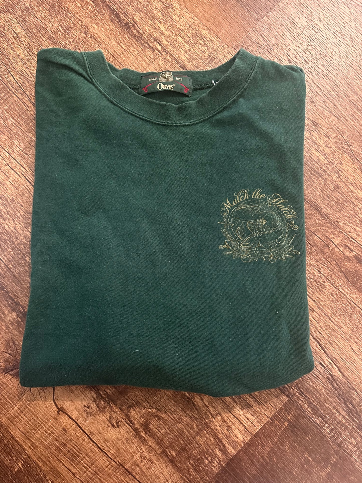 Vintage Orvis T (L) Match the Hatch - Green