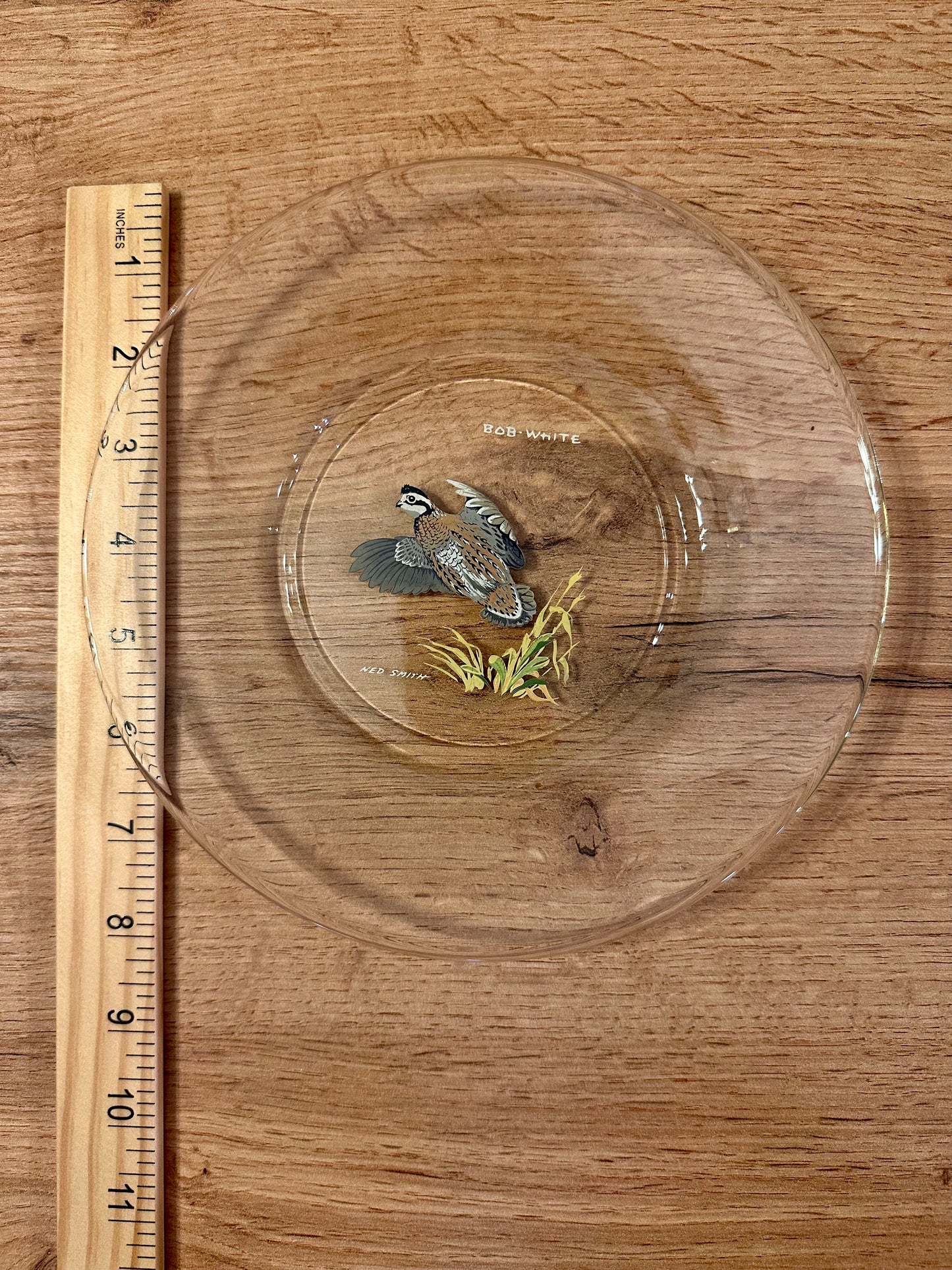 Vintage 1970s Ned Smith “Game Birds” Appetizer / Dessert Plates (Set of 7)