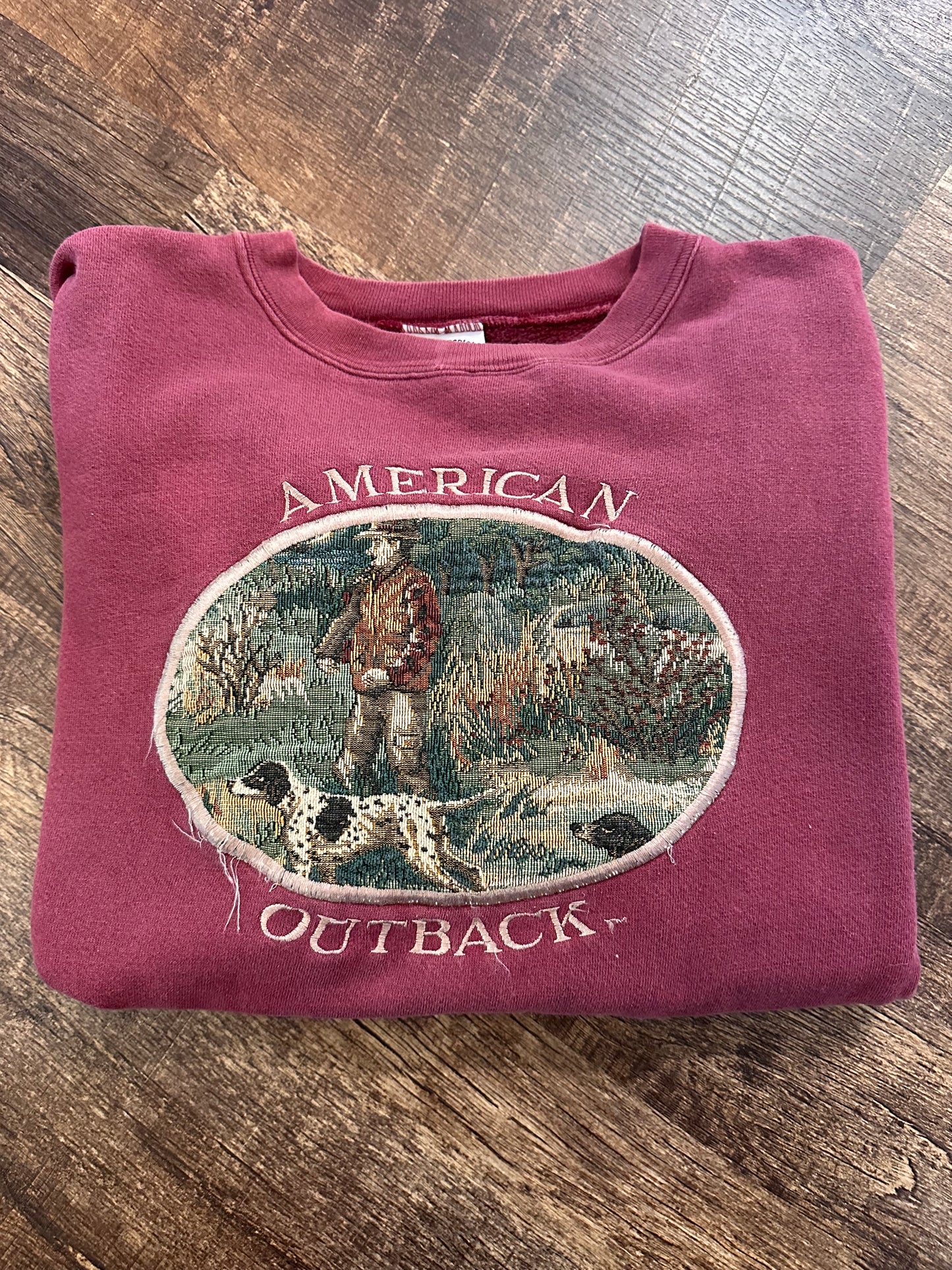 Vintage Environmental Artwear Crew (L) American Outback Tapestry