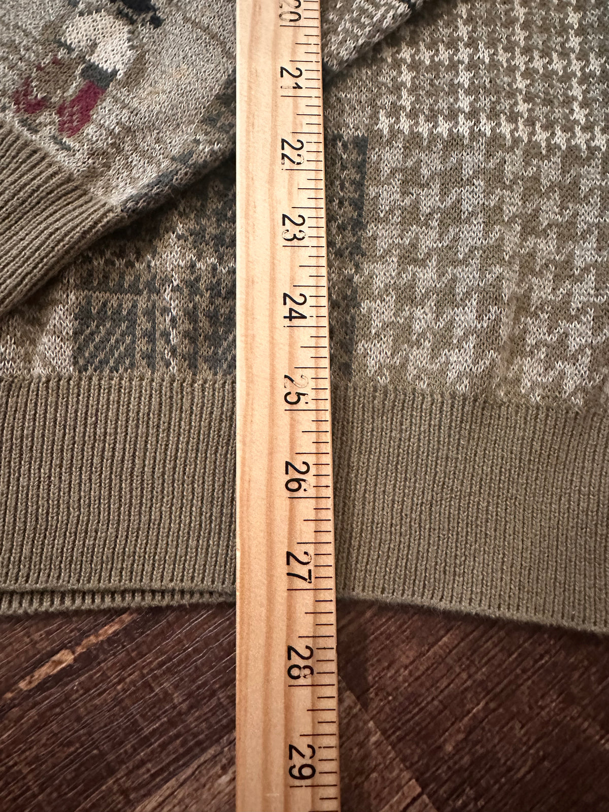 Vintage Orvis Fly Fisherman Motif Sweater (L)