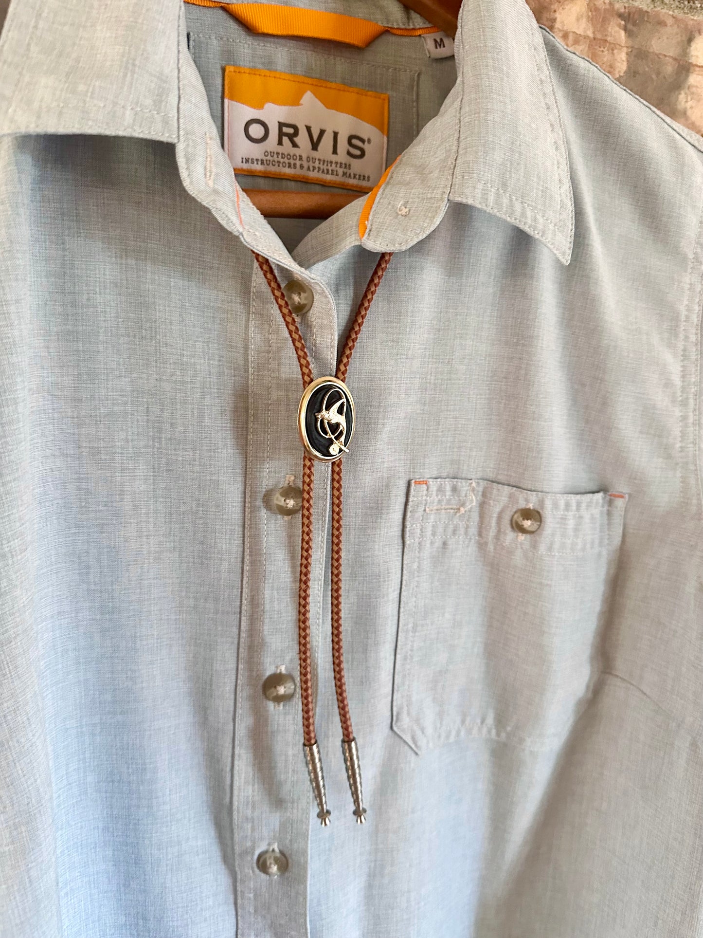 Vintage Bolo Tie - Flying Fish and Fly Reel