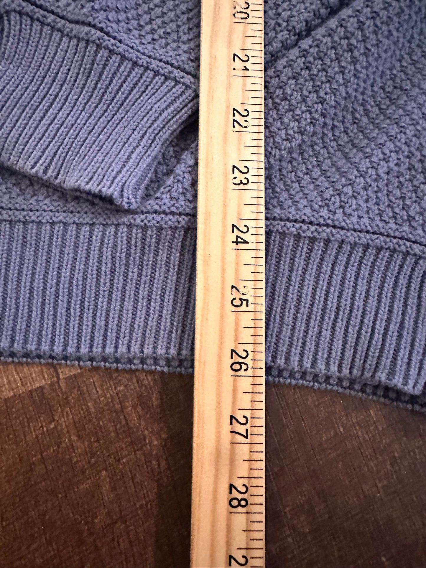 Vintage Orvis Sweater (XXL) Embroidered Three Trout & Rod- Periwinkle