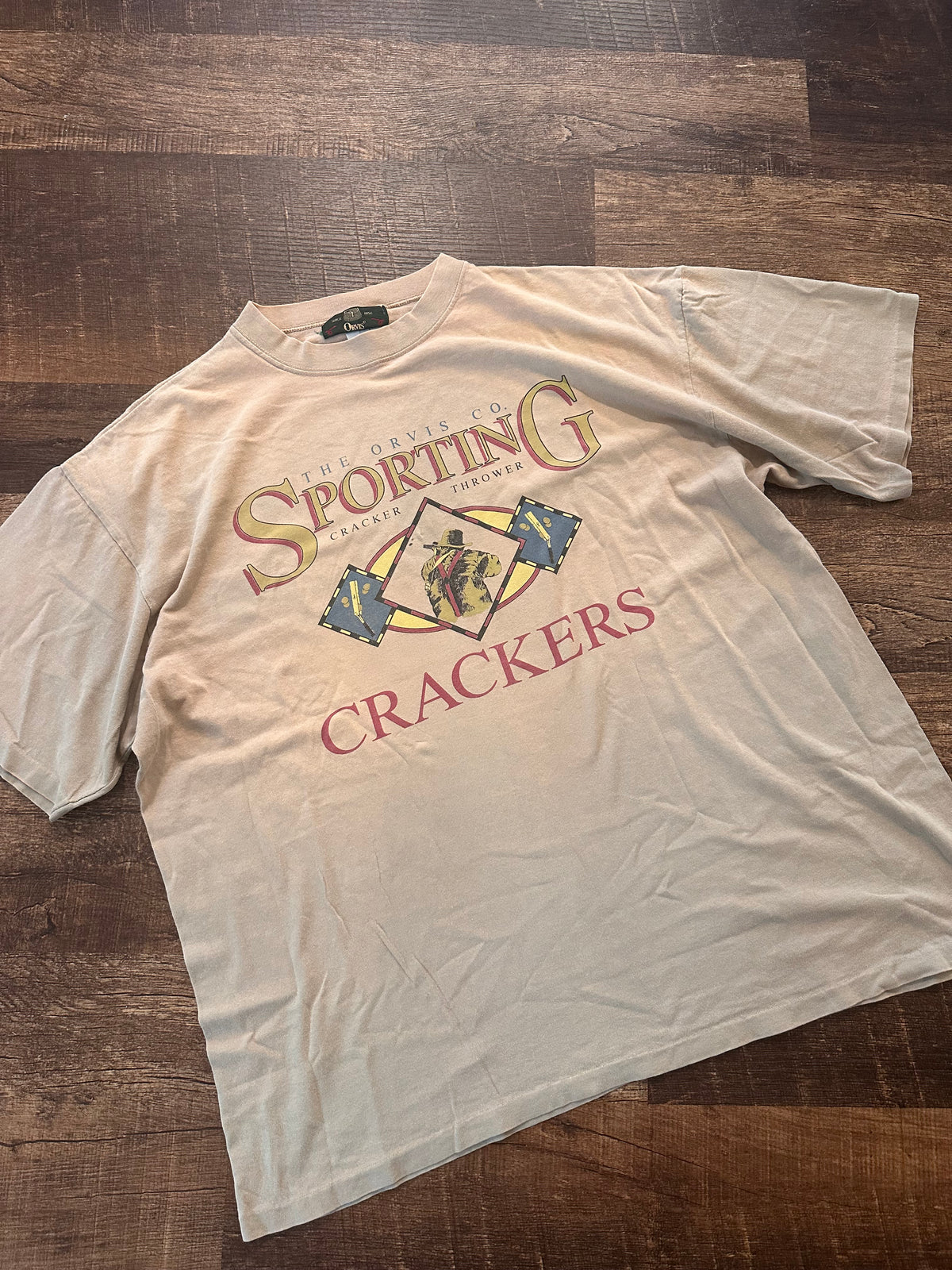 Vintage Orvis T (XXL) Sun Fade Distress - Sporting Crackers