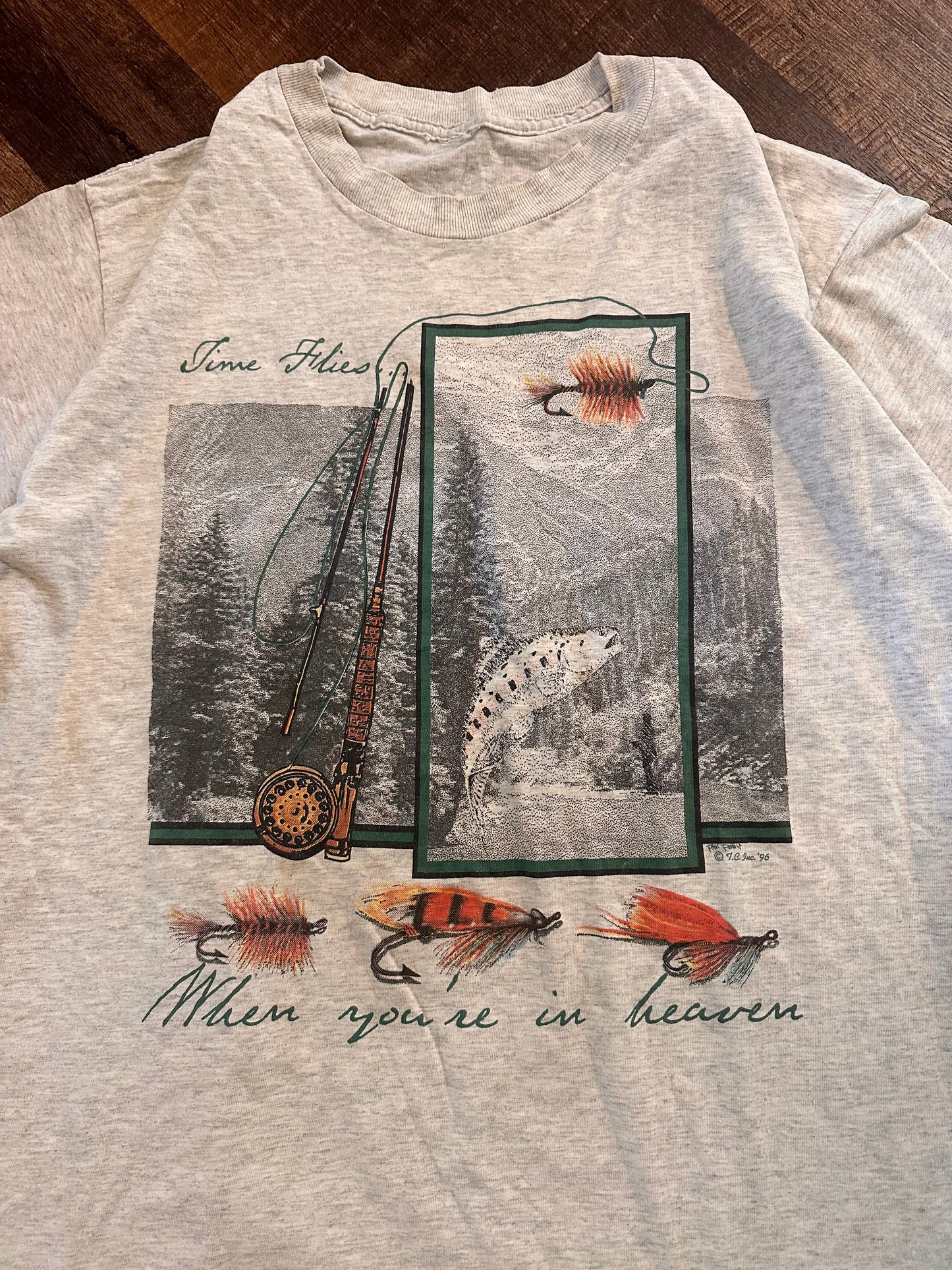 Vintage Fly Fishing Heaven T (L/XL) 1996
