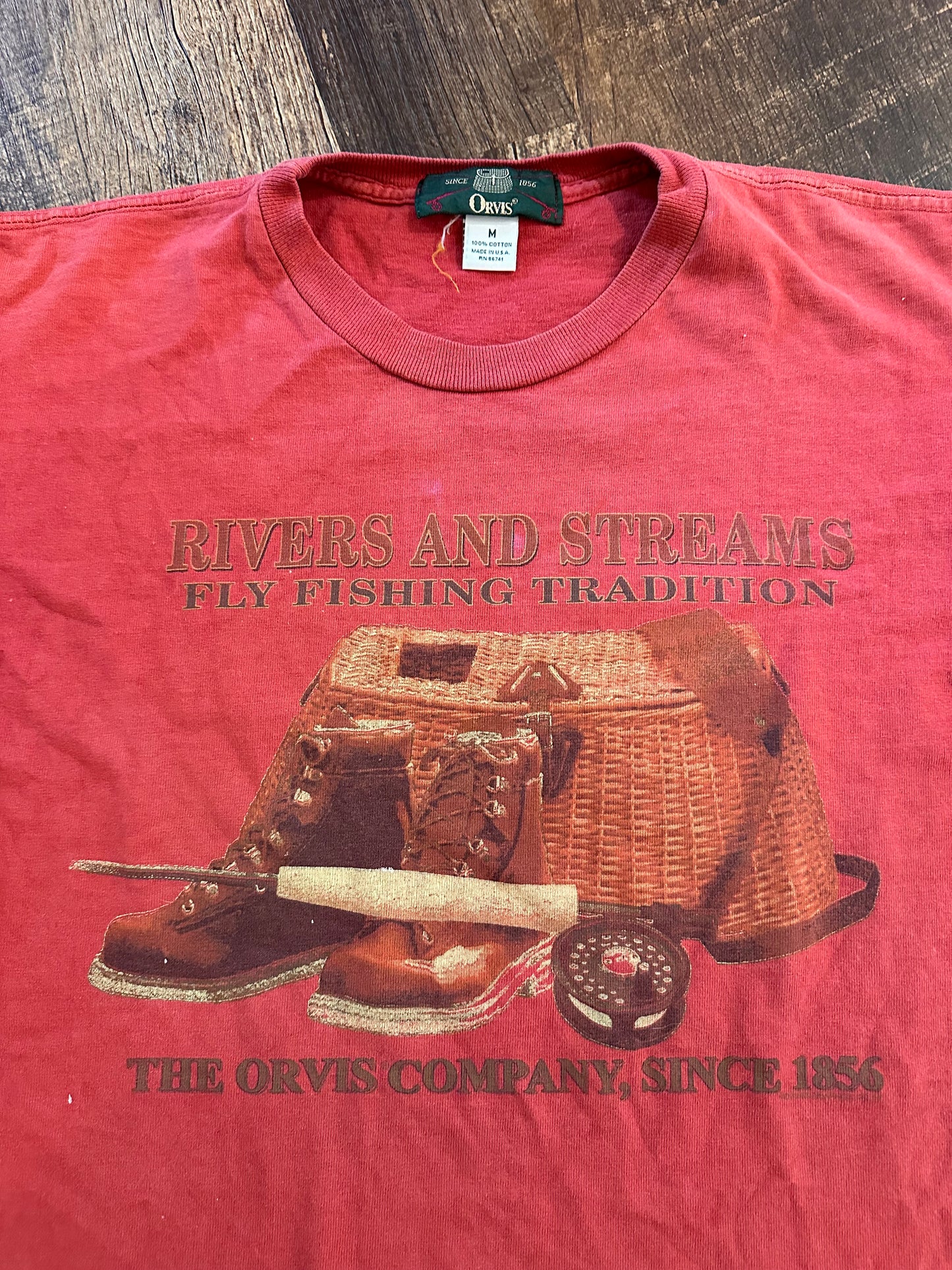 Vintage Orvis T (M) Rivers and Streams - Red