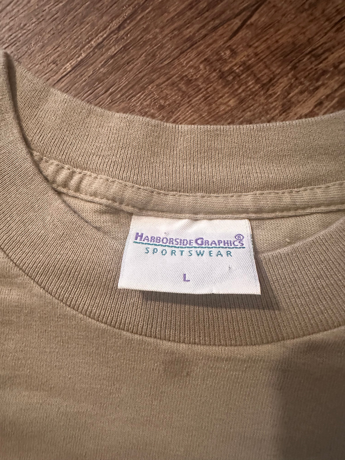 Vintage Harborside Graphics Tee (L) Rainbow Trout