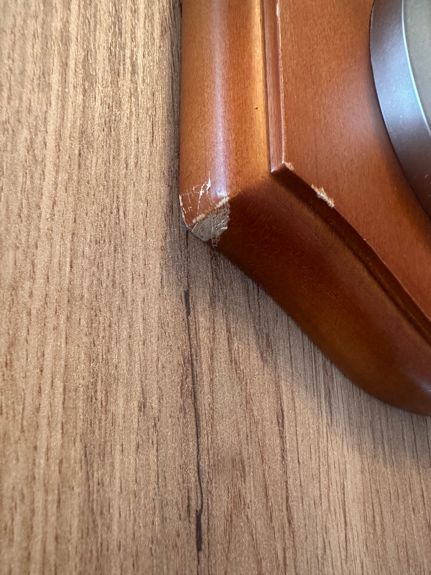 Vintage Thermometer and Hygrometer Weatherstation Featuring Fisherman and Trout in Mountains Scene