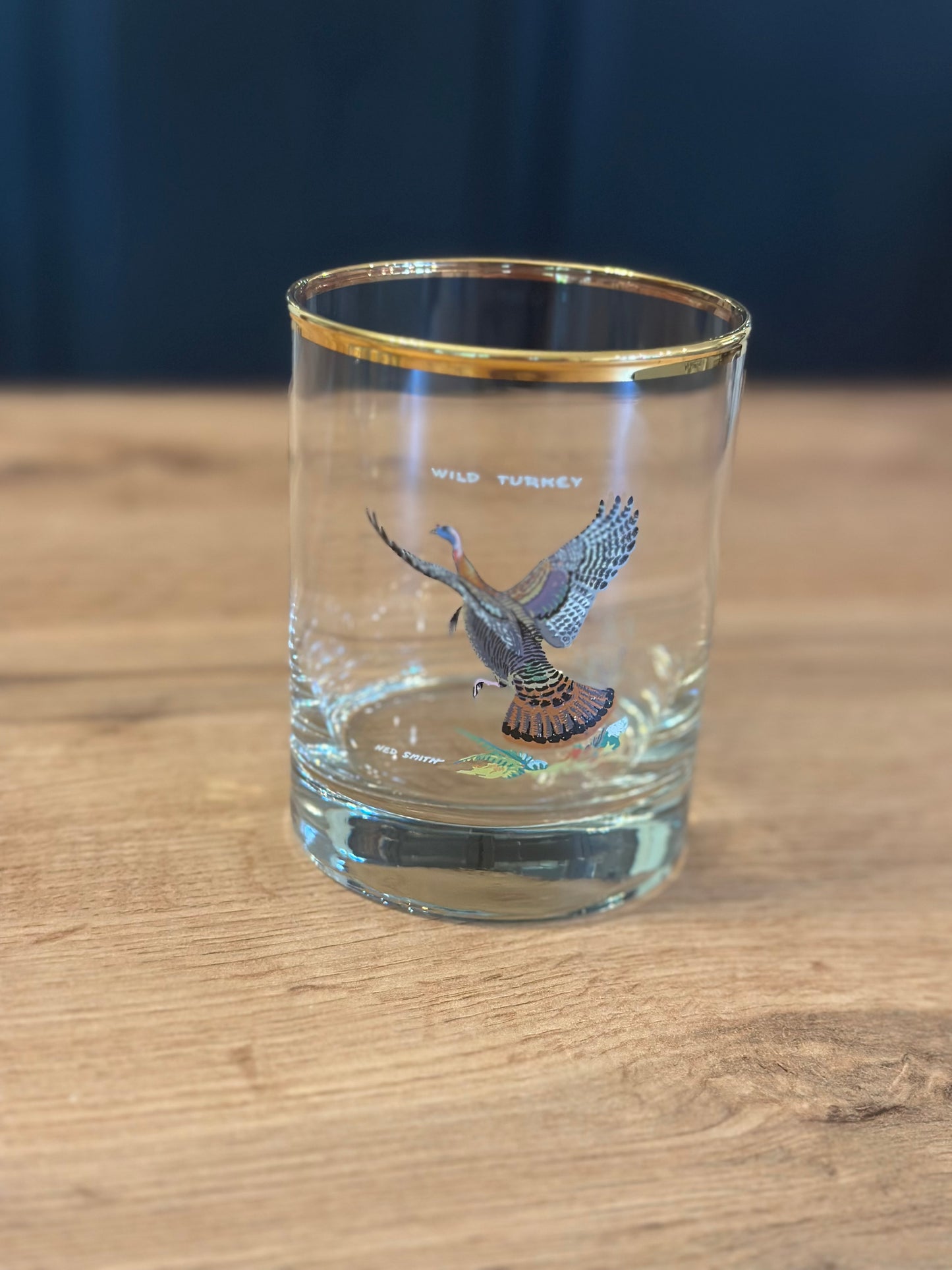 Vintage Orvis Ned Smith Double Old Fashioned Whiskey Glasses (Set of 4) Game birds edition *Mint*
