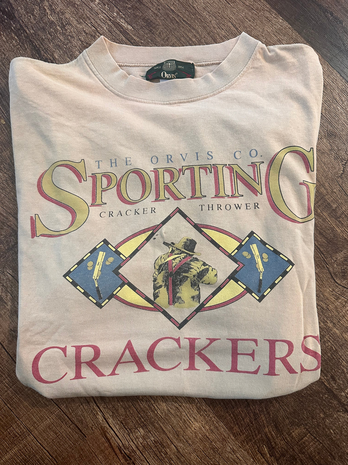 Vintage Orvis T (XXL) Sun Fade Distress - Sporting Crackers