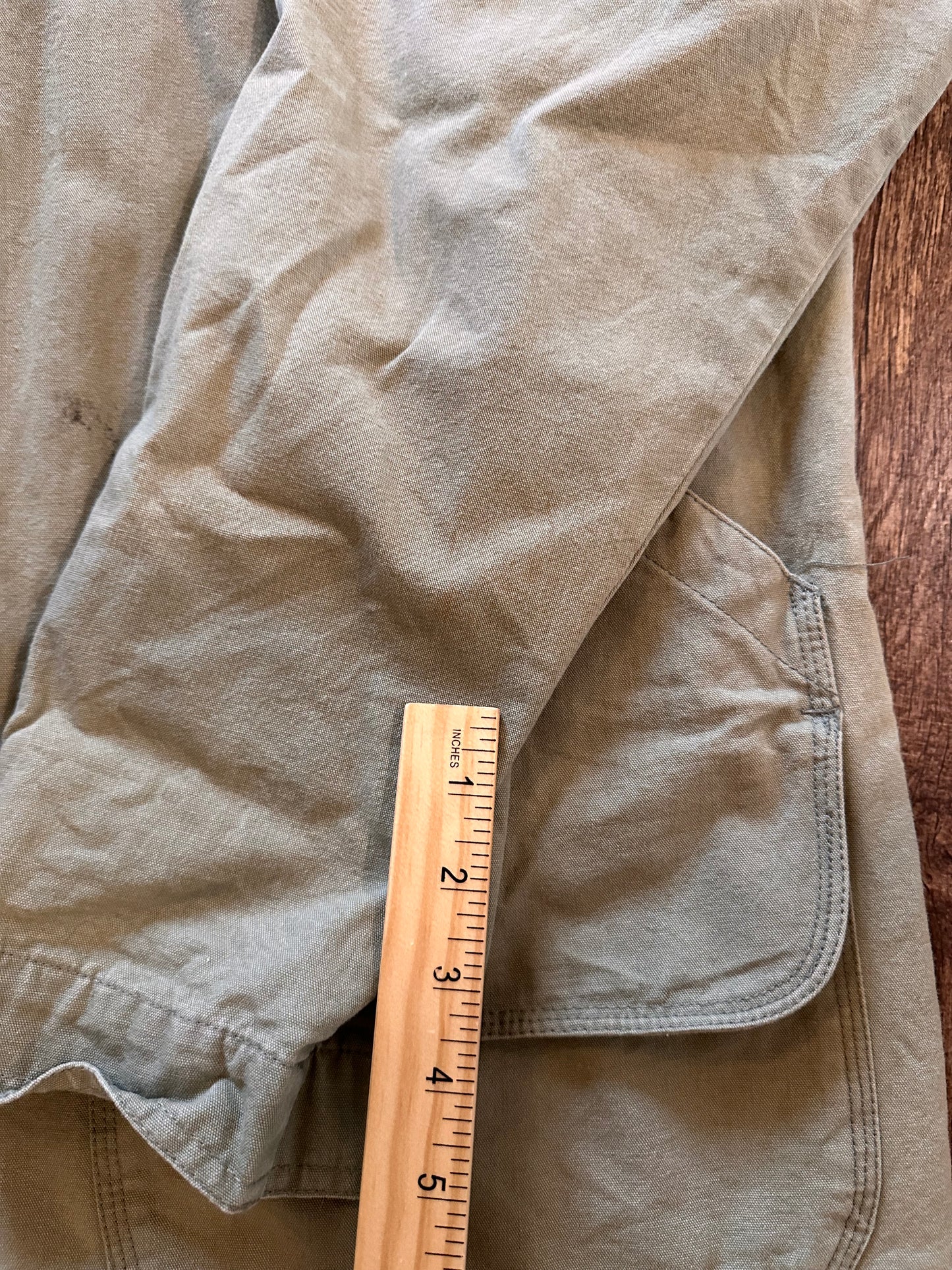 Vintage Woolrich Chore Coat (L) Fly Fishing Lining - Olive