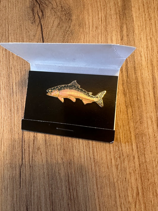 Vintage WM Spear Rainbow Trout Pin
