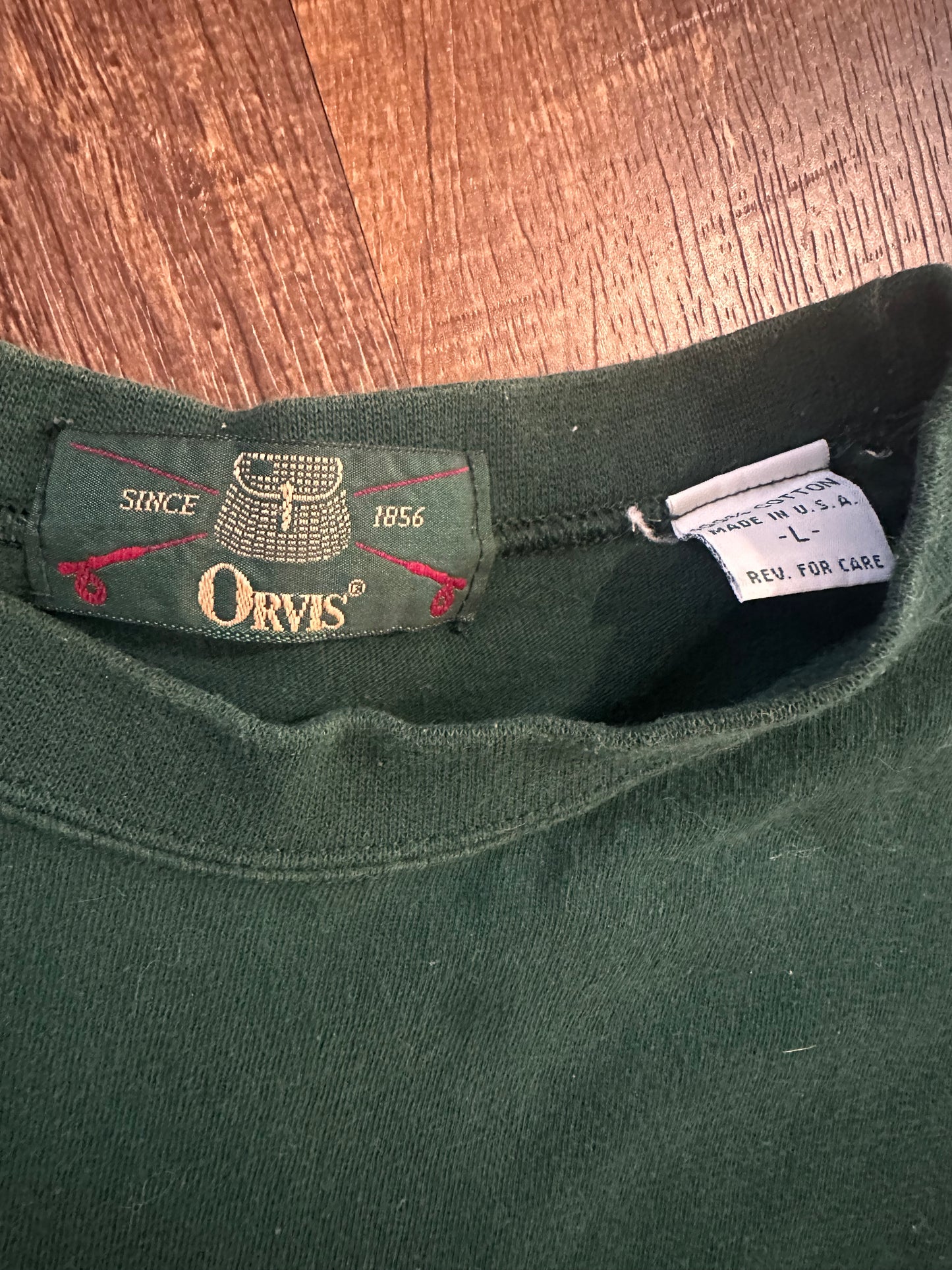 Vintage Orvis T (L) Match the Hatch - Green
