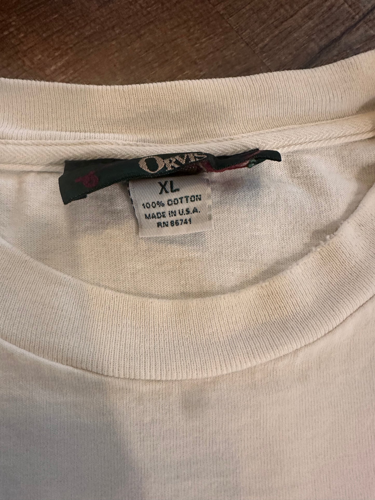 Vintage Orvis T (XL) Back & Front Graphics