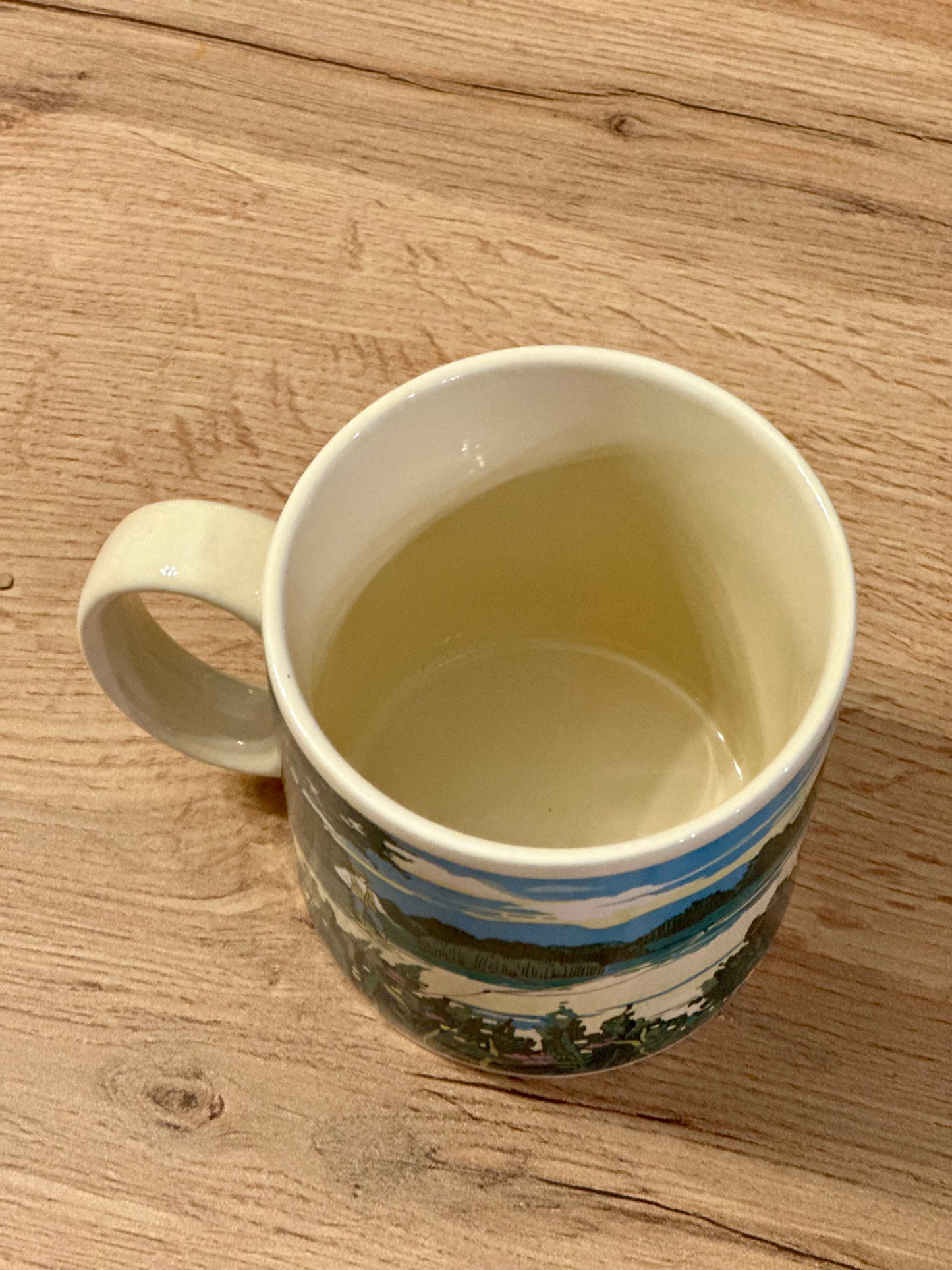 Vintage 80s/90s Russ Berrie Mug with Fisherman Scenes