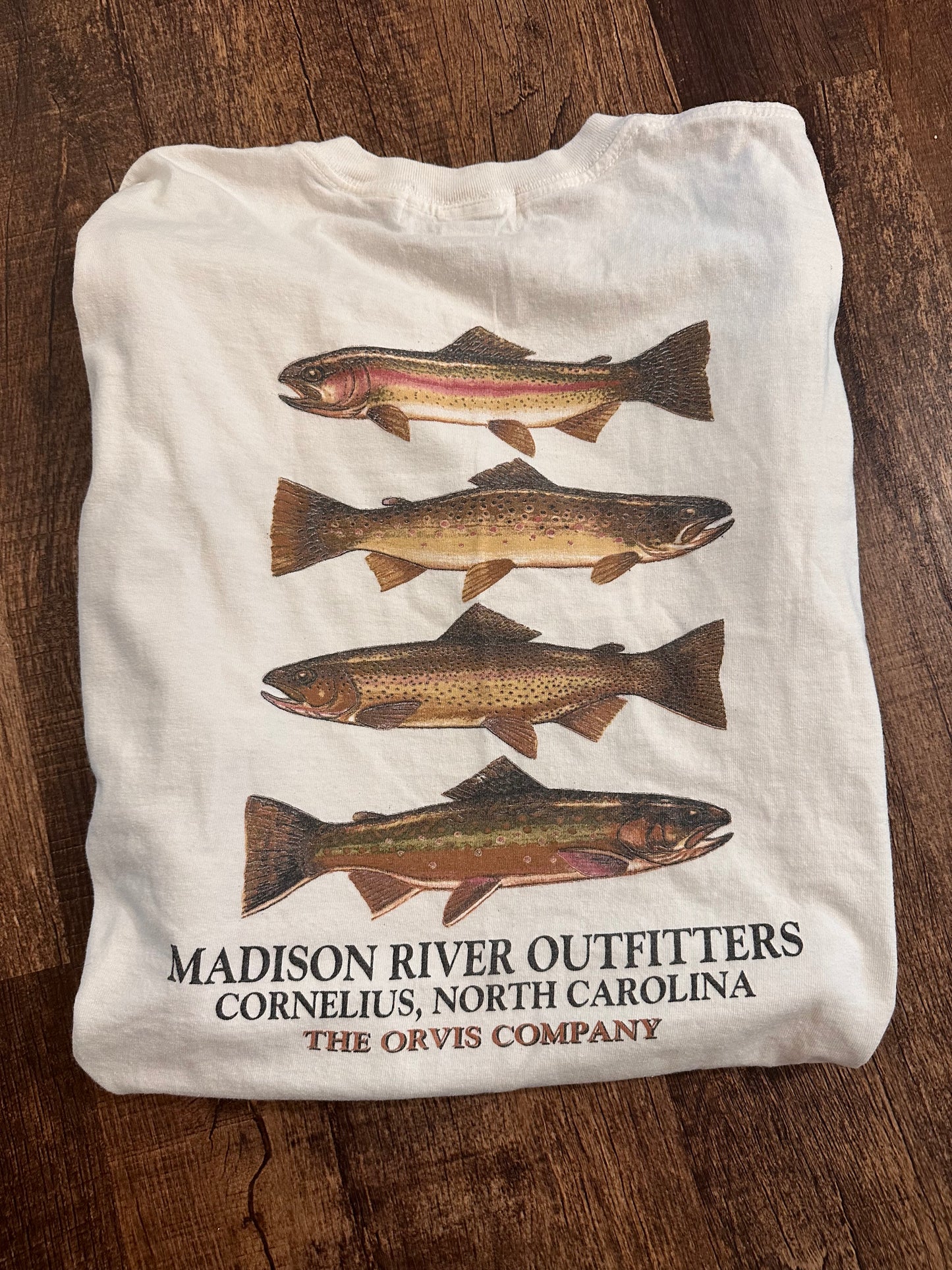 Vintage Orvis Tshirt (XXL) Madison River - White
