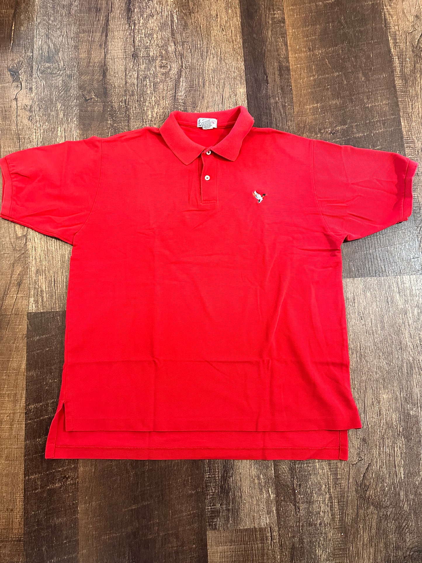 Vintage Orvis Polo (XL) Embroidered Duck - Red