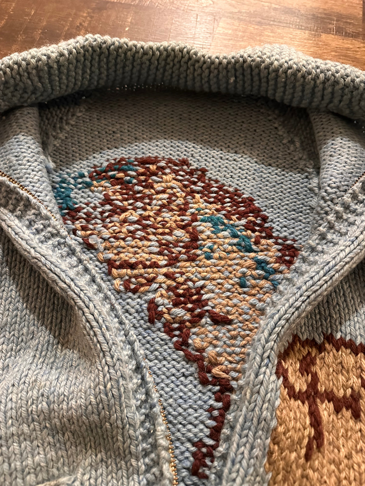 Vintage 60s/70s Mary Maxim Cowichan Sweater (M)