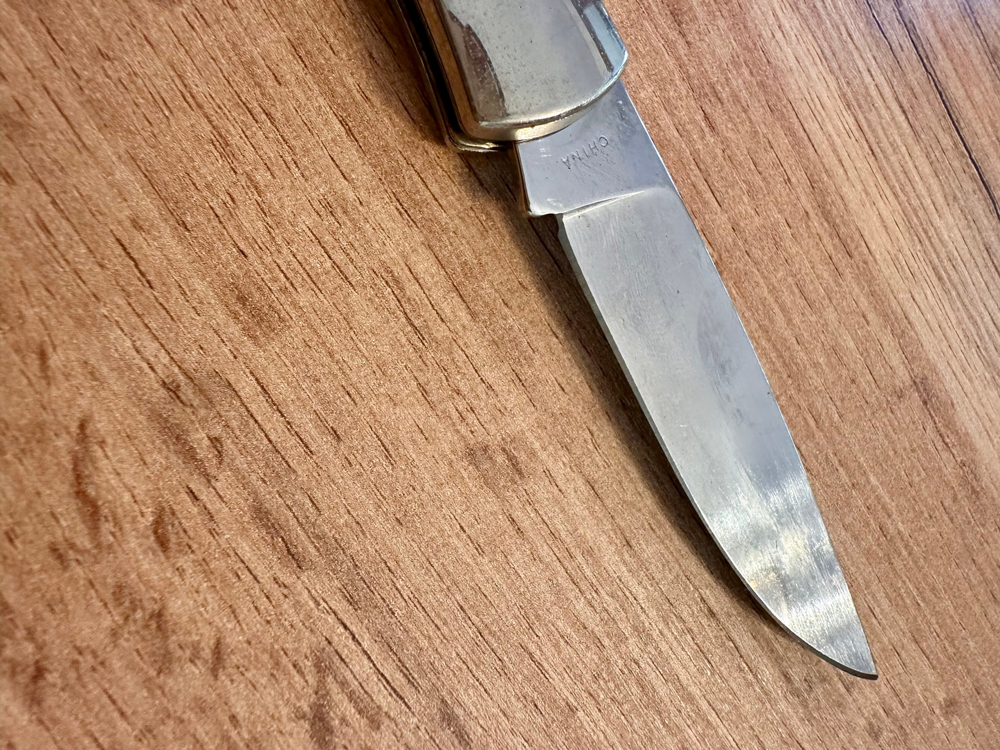 Vintage SABRE Pocket Knife - Folding Fly Fishing Lockback (Stainless Scrimshaw)