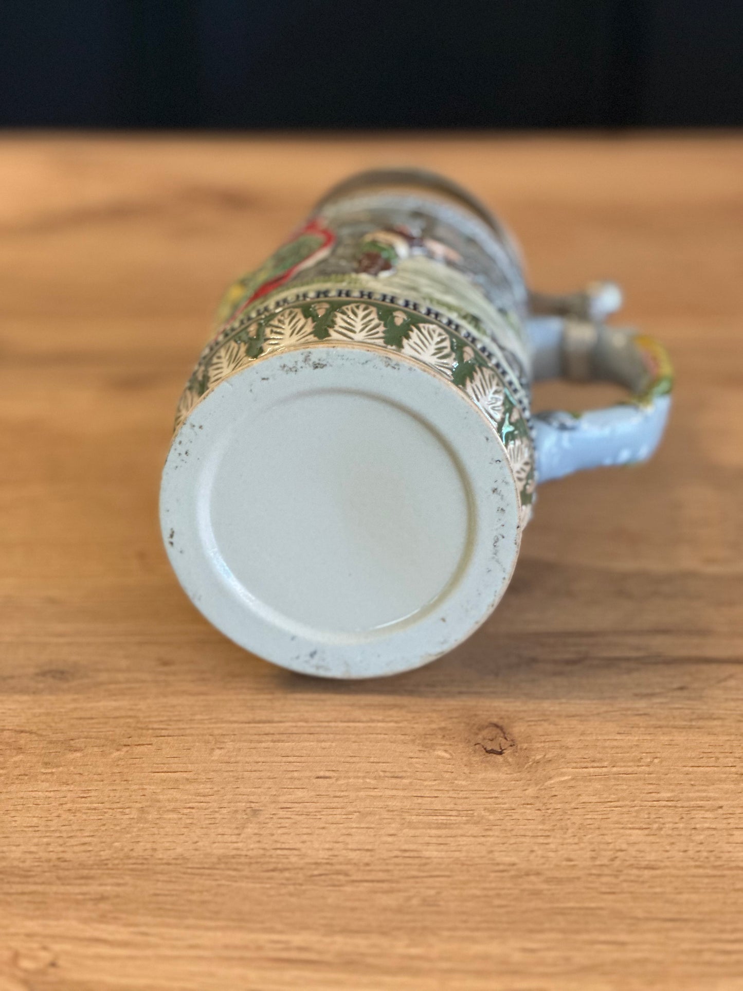 Vintage 3D Fly Fishing Trout Beer Stein (unbranded)