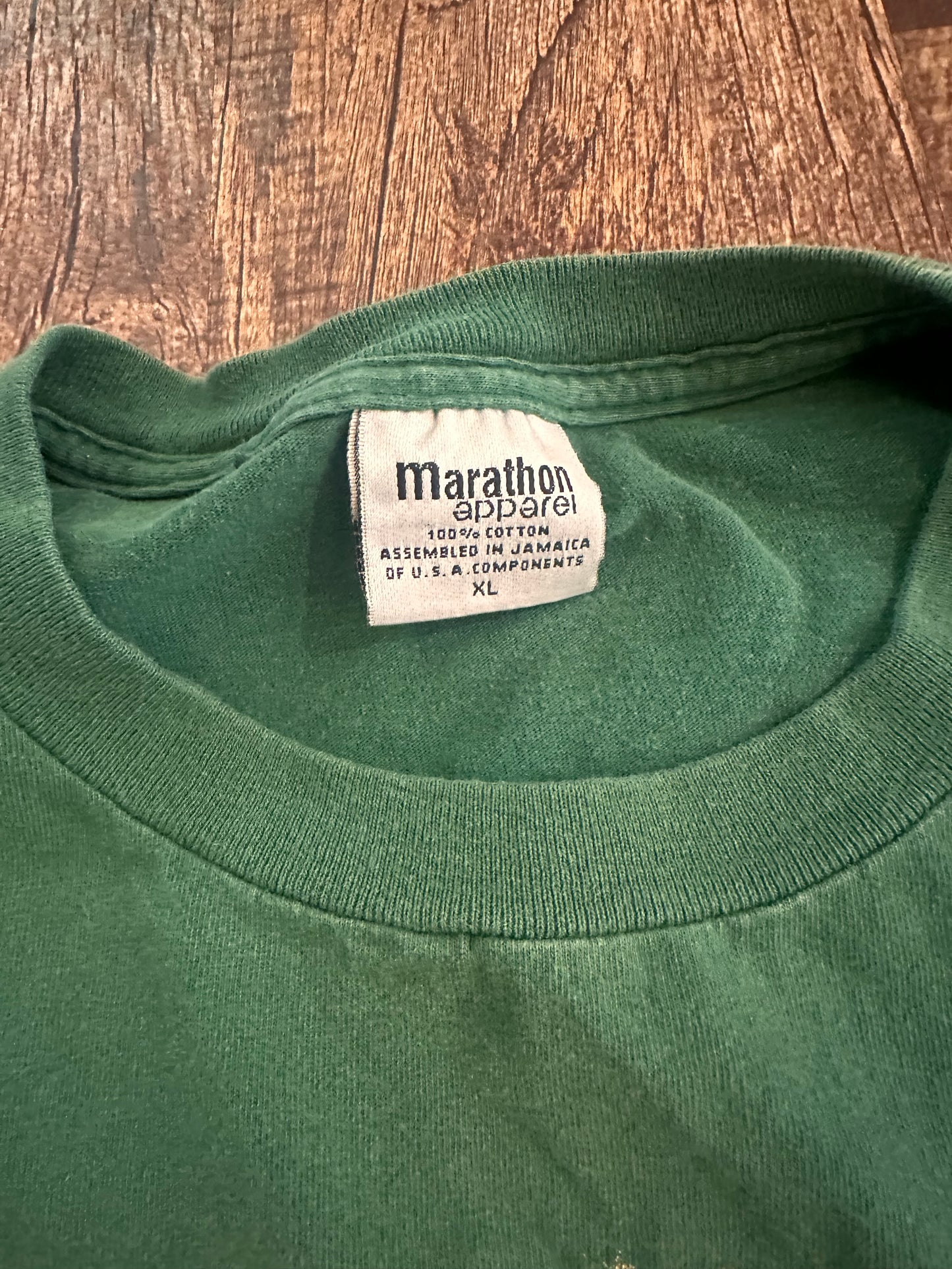 VTG Ducks Unlimited T (XL) Embroidered Deer - Green
