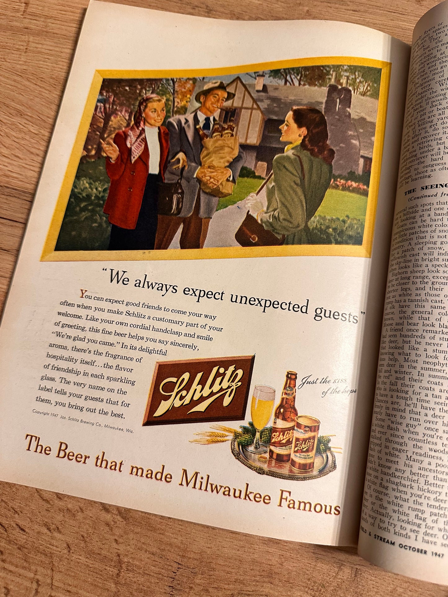 Vintage Field and Stream Issue October 1947