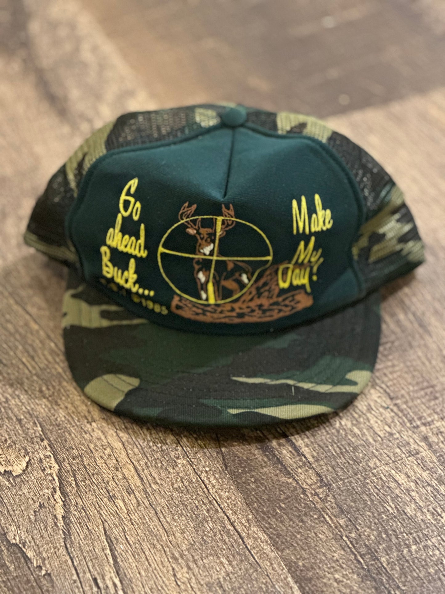Vintage 1985 Trucker Hat - Make My Day