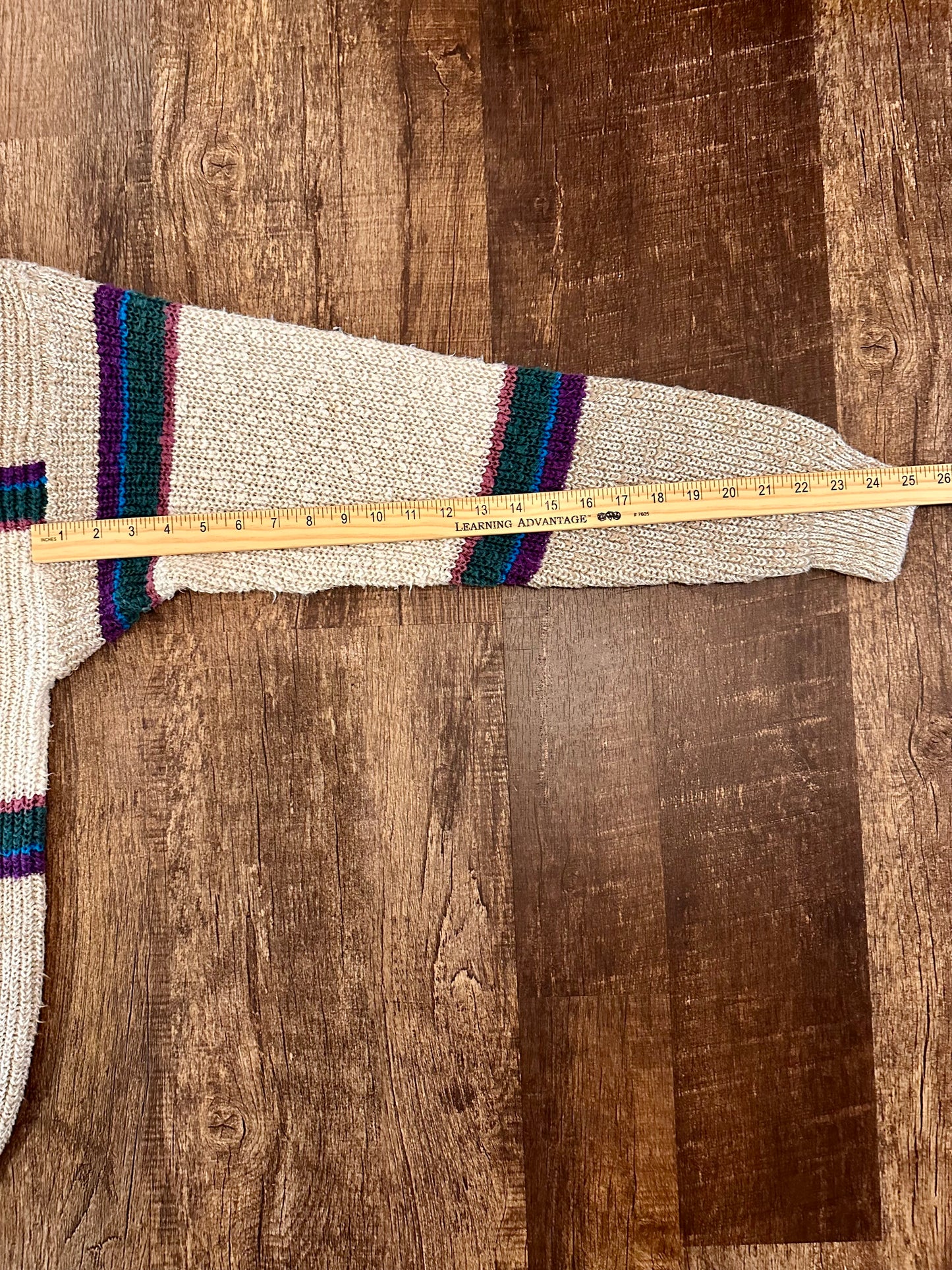 Vintage Woolrich Sweater (XL) Embroidered Drift Boat Trout Scene