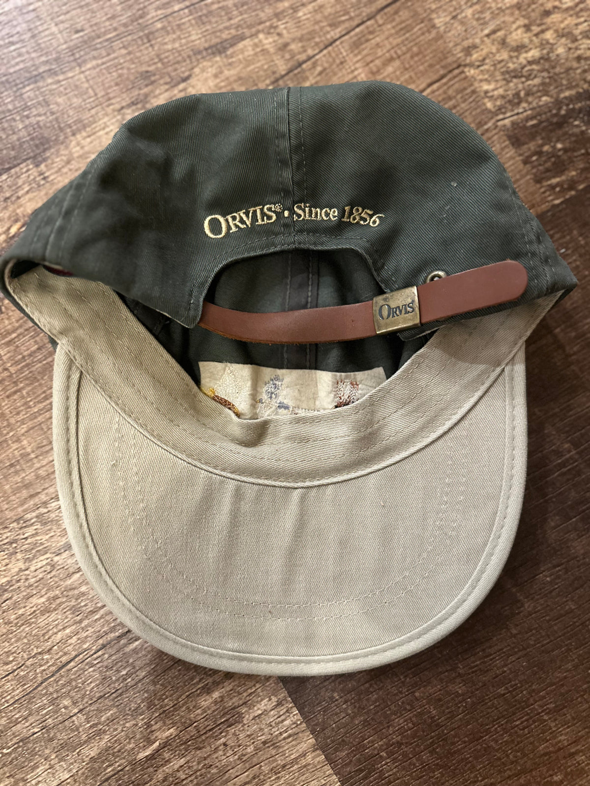Vintage Orvis Cap Embroidered Flies