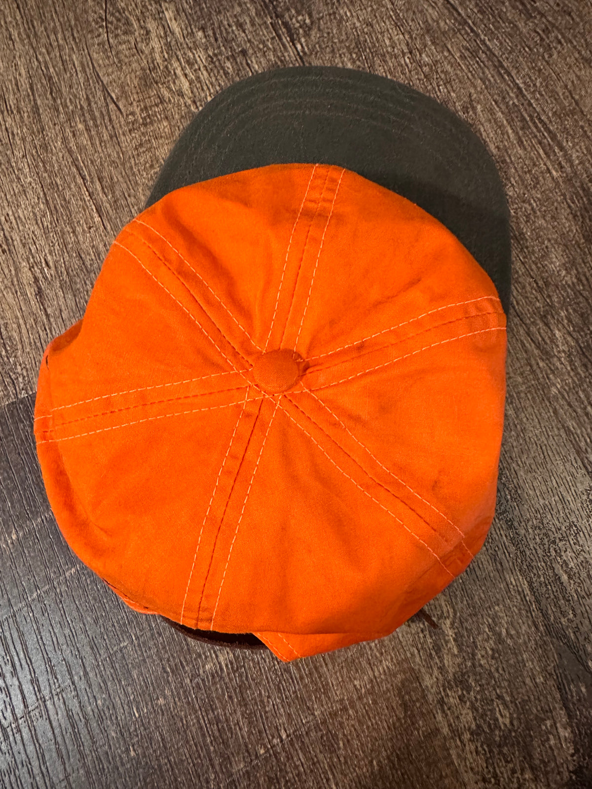 Vintage Orvis Waxed Cap Hunter Orange