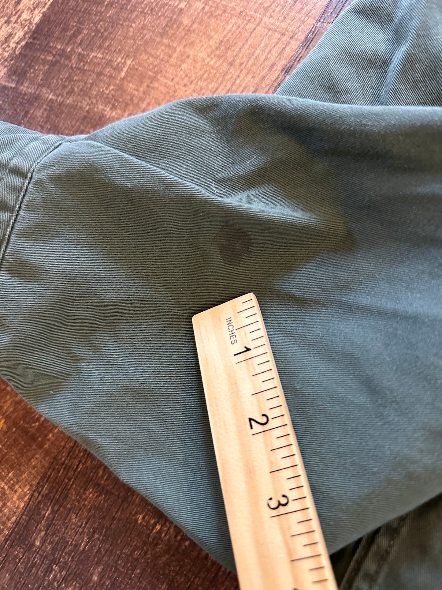 Vintage Orvis Button Down (M) Embroidered Flies and Metal Logo Buttons