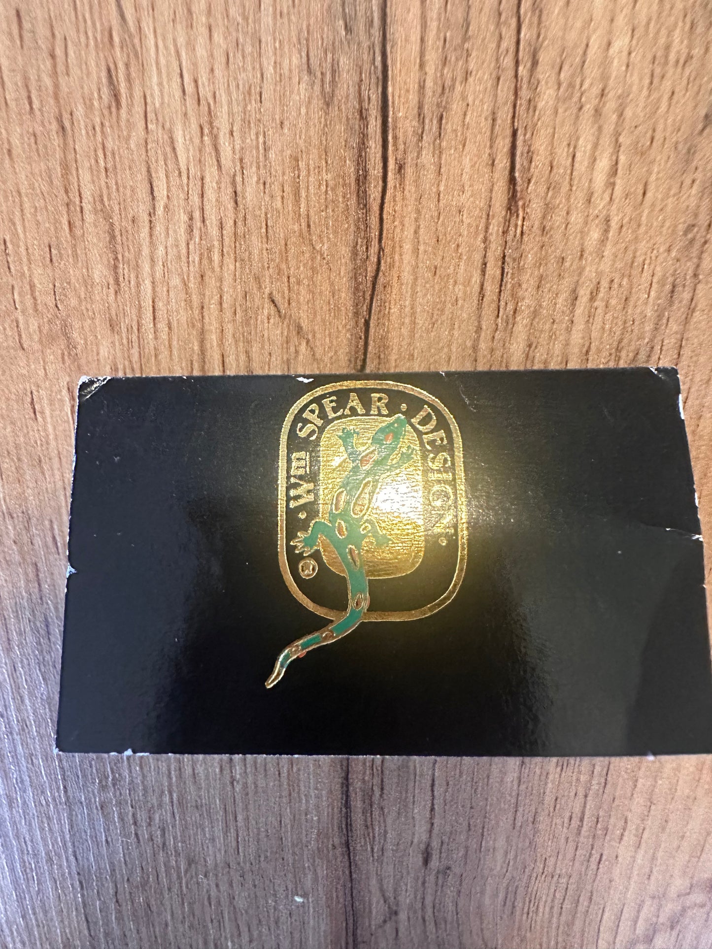 Vintage WM Spear Rainbow Trout Pin